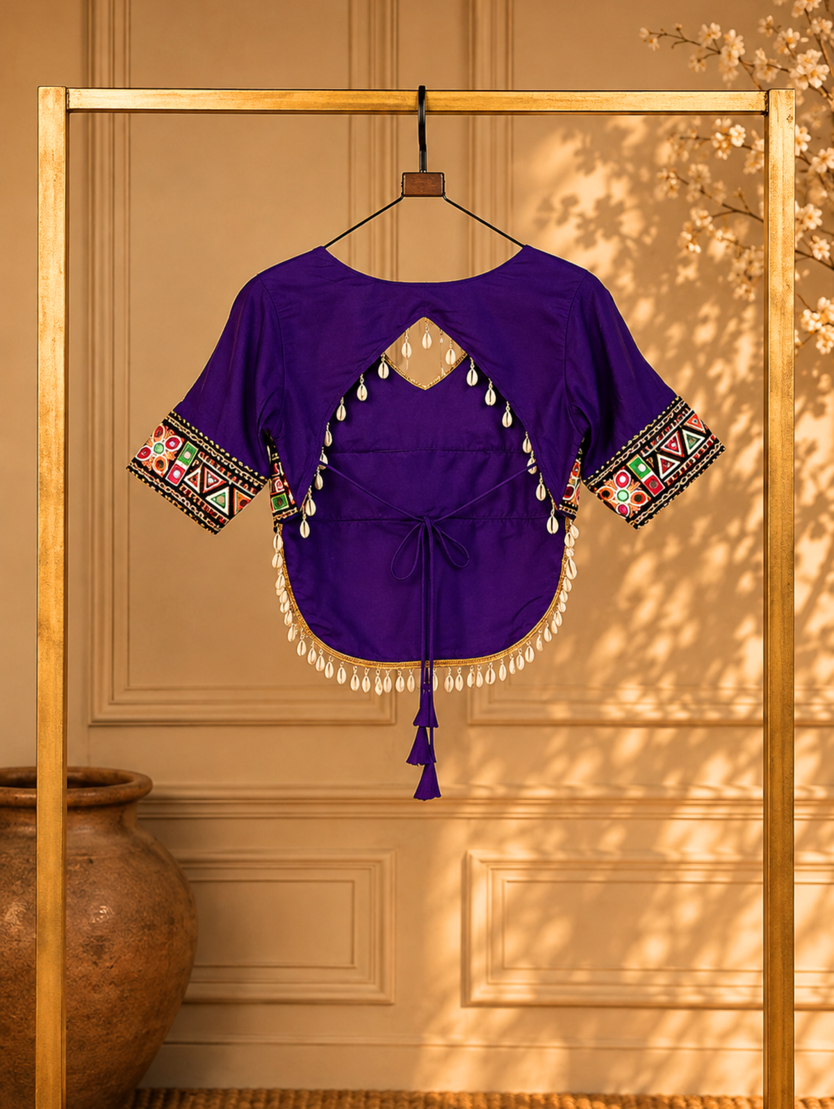 Designer Embroidered Kutchi Work Blouse for Women