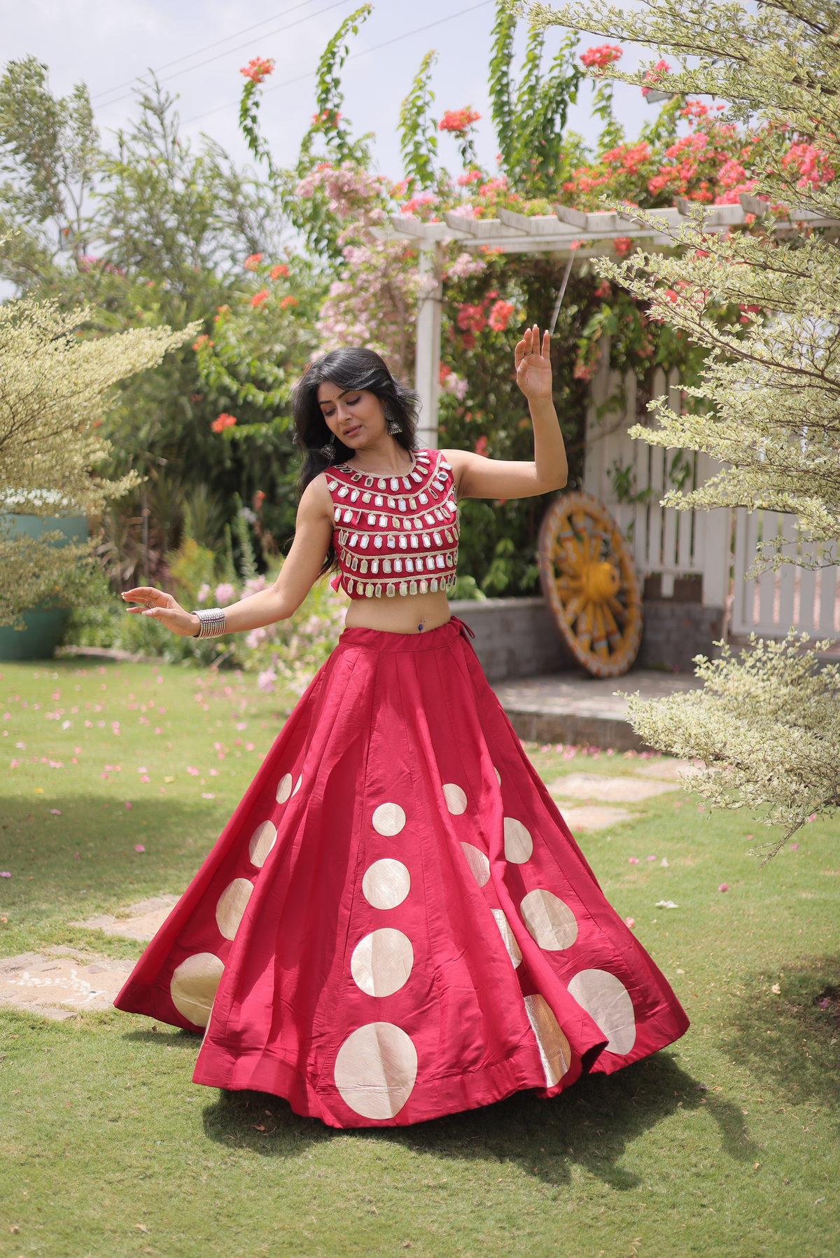 Premium Mirror Work Lehenga Choli for Women | Designer Party & Festive Wear