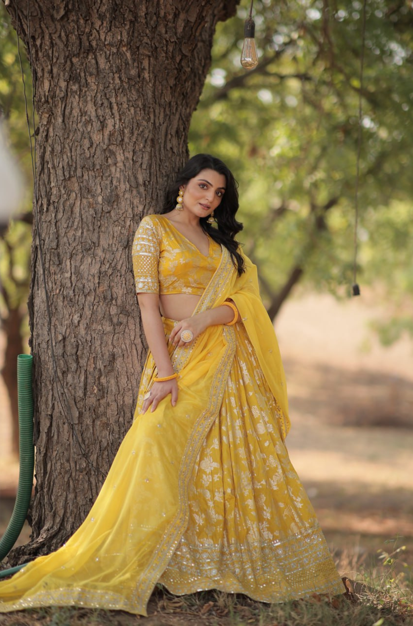 Women's Designer Floral Printed Lehenga Choli Set with Dupatta