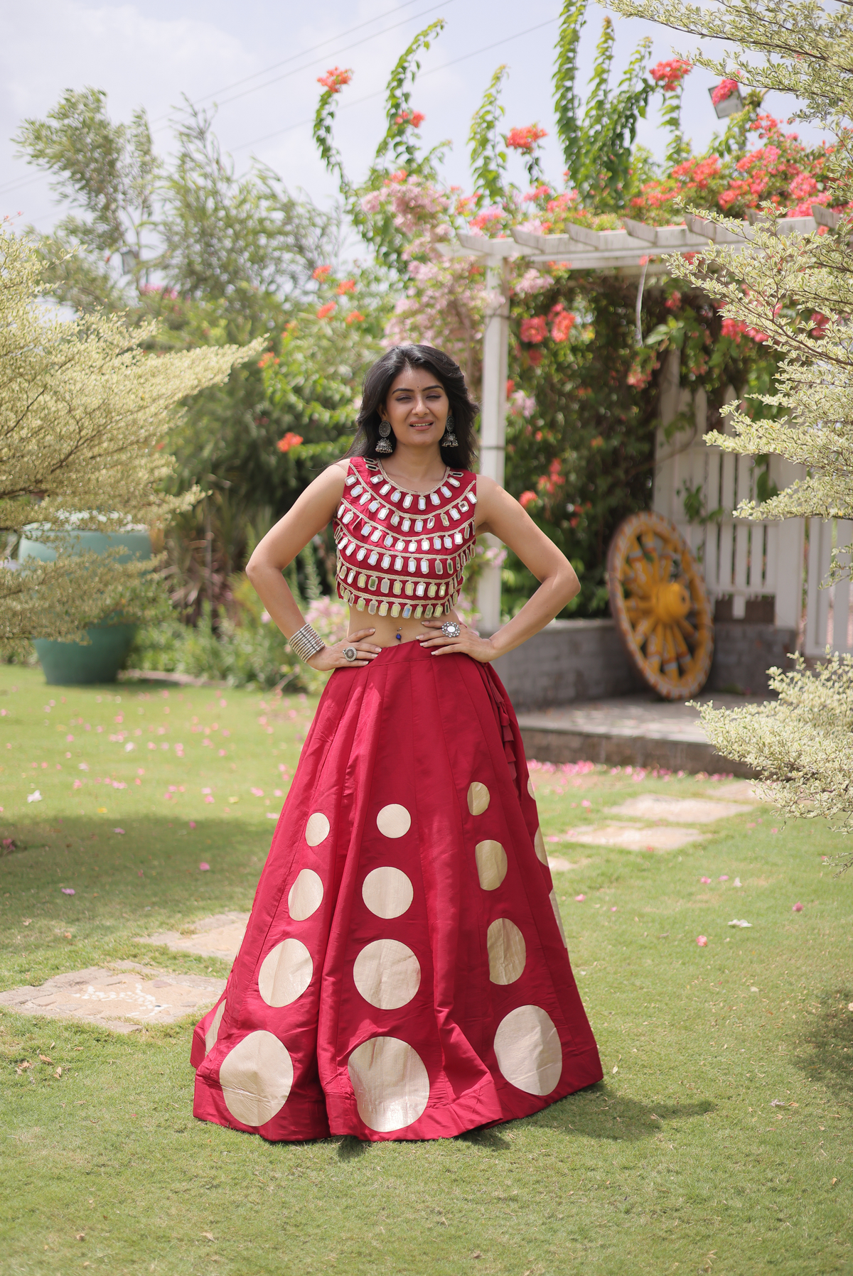 Premium Mirror Work Lehenga Choli for Women | Designer Party & Festive Wear
