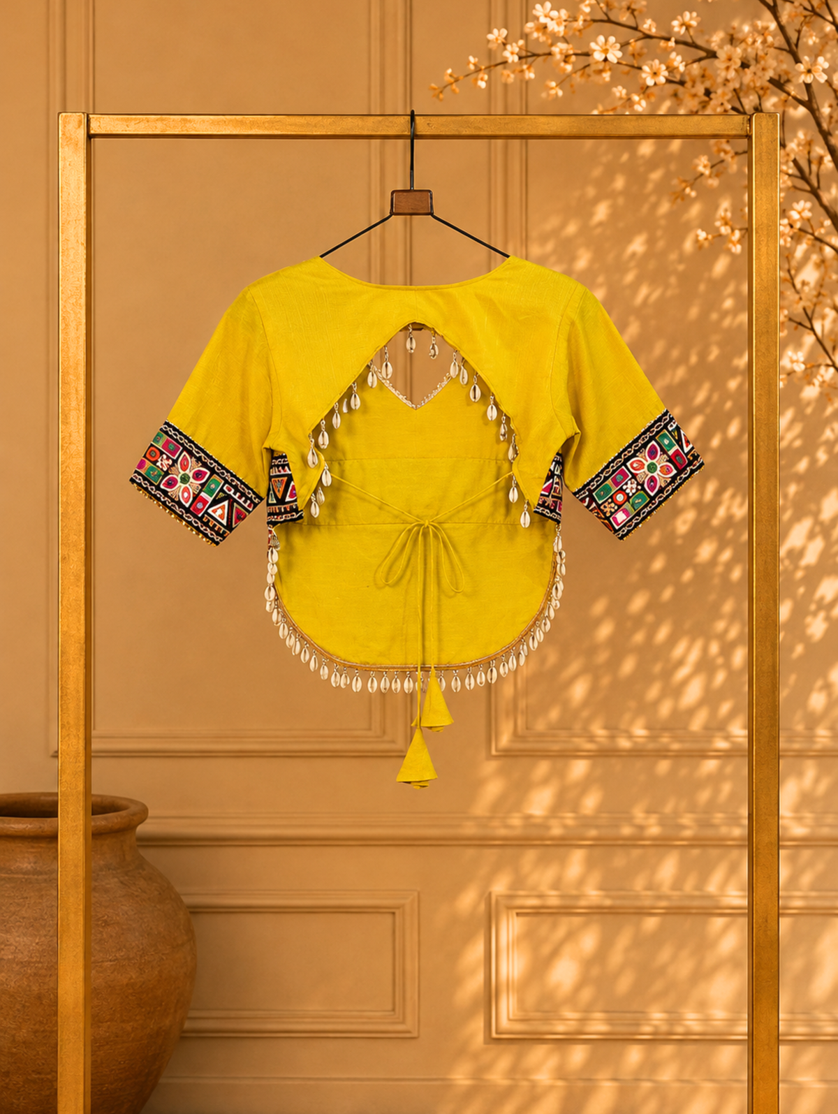 Designer Embroidered Kutchi Work Blouse for Women