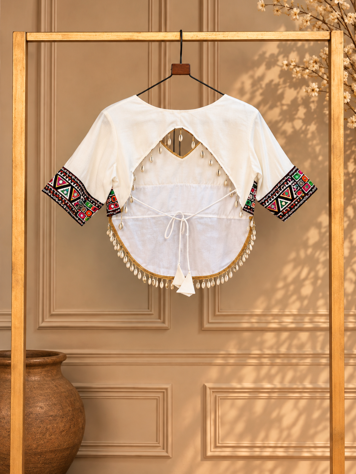 Designer Embroidered Kutchi Work Blouse for Women