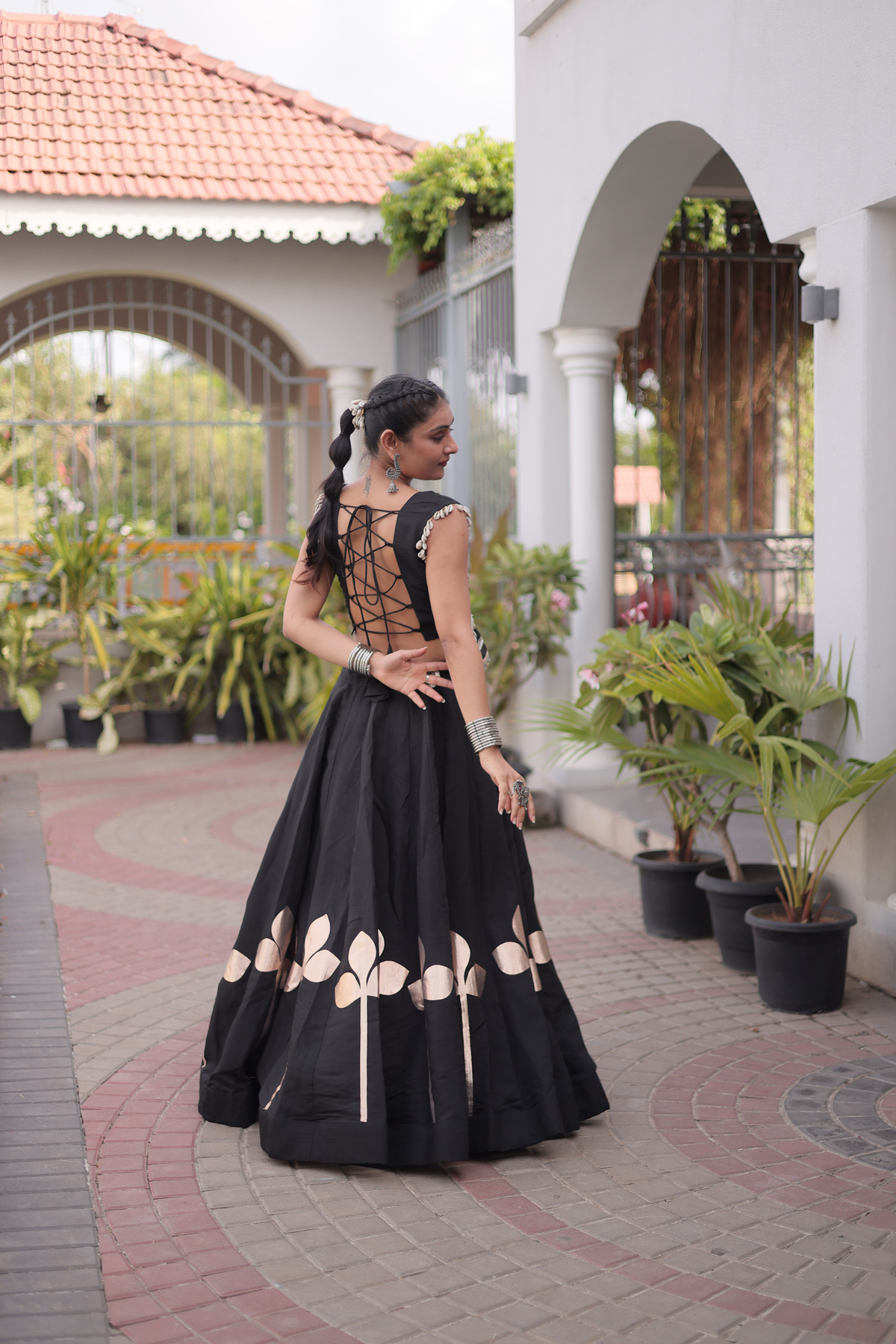 Women’s Designer Embroidered Ethnic Lehenga Choli Set | Traditional Flared Lehenga with Embellished Blouse