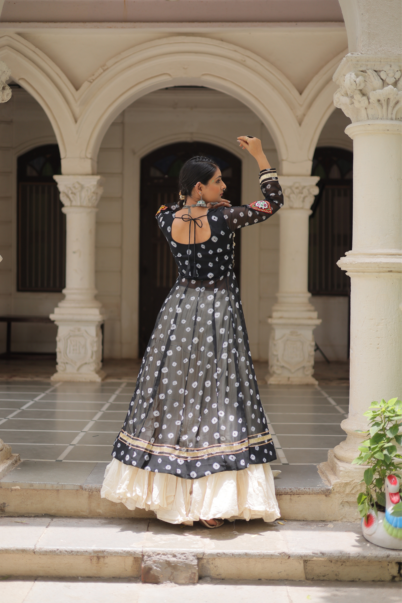 Women's Designer Navratri Koti Lehenga Choli | Garba Wear