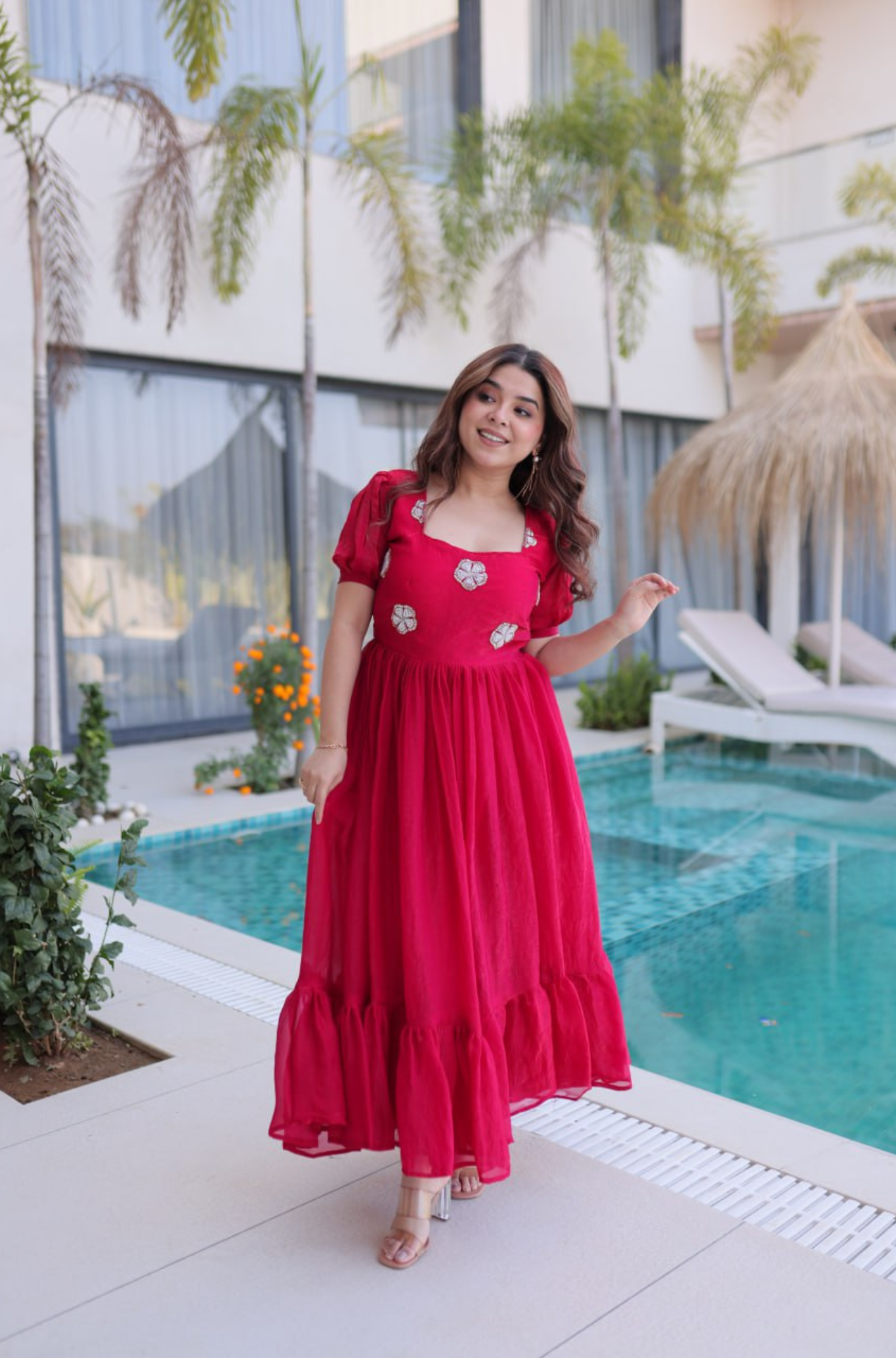 Premium Designer Georgette Anarkali Gown for Women