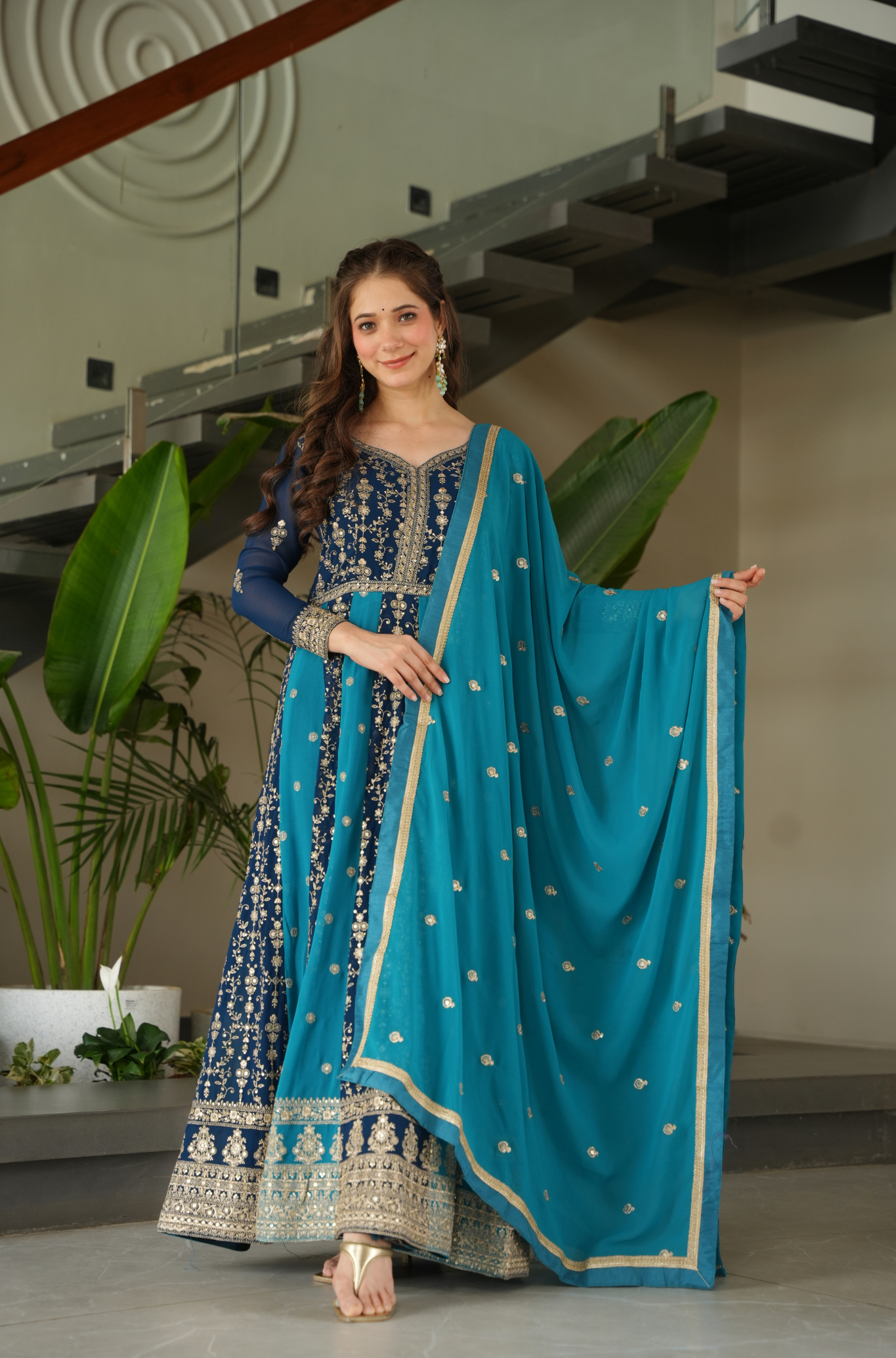 Royal Embroidered Lehenga Choli Set with Dupatta for Women