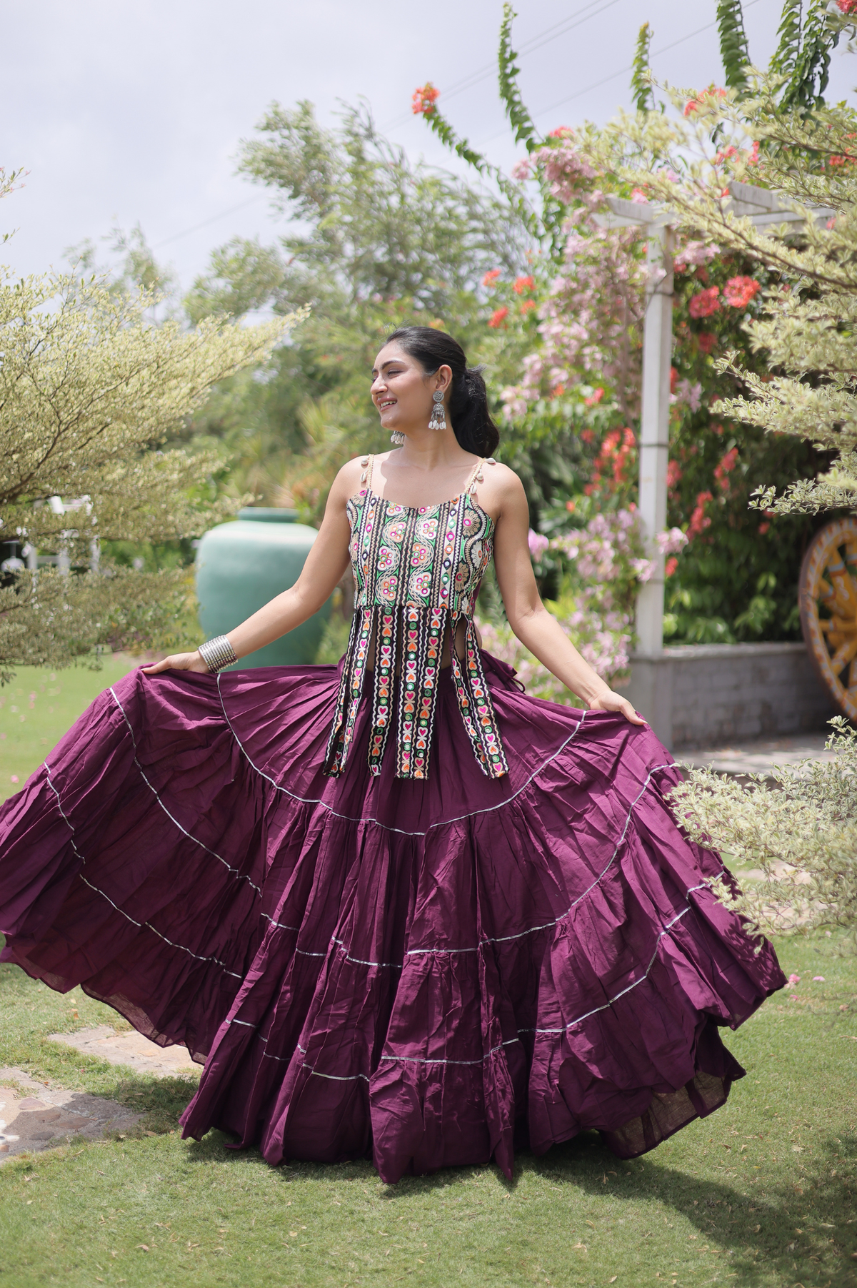 Women's Designer Lehenga Choli Set | Embroidered Ethnic Festive Wear