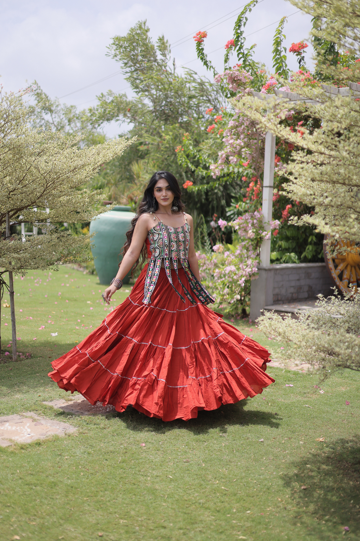 Women's Designer Lehenga Choli Set | Embroidered Ethnic Festive Wear