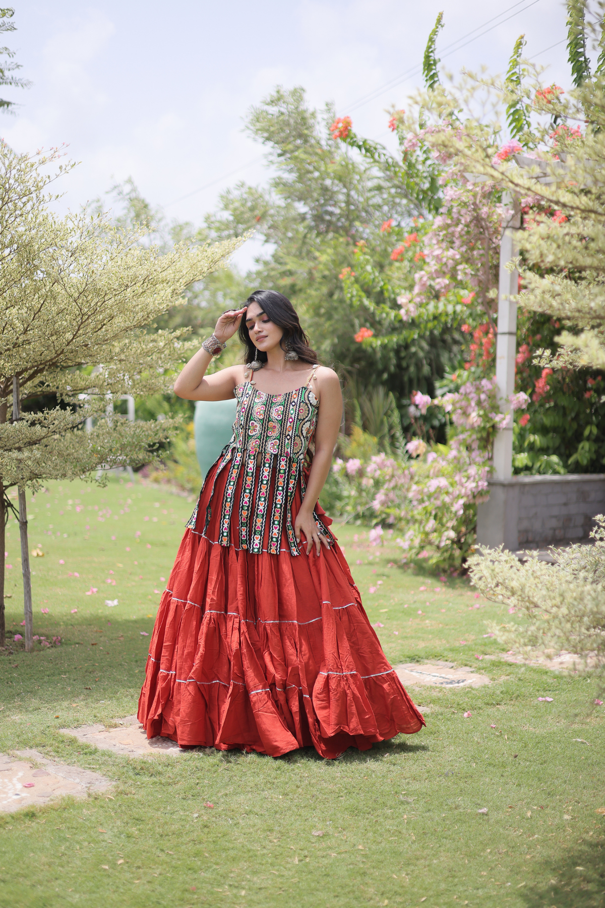 Women's Designer Lehenga Choli Set | Embroidered Ethnic Festive Wear