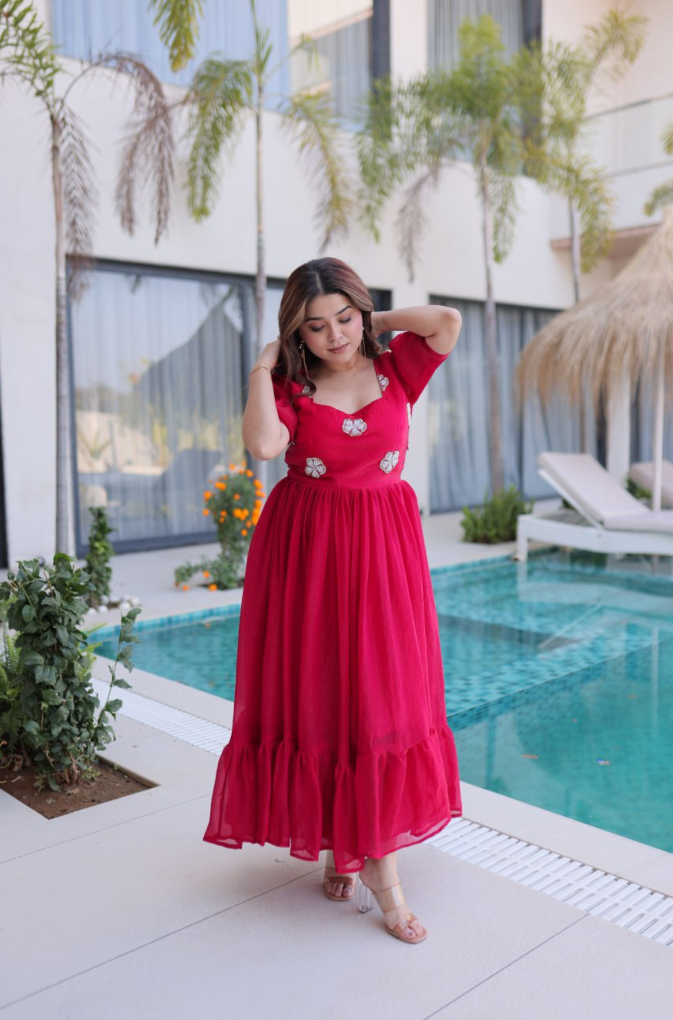 Premium Designer Georgette Anarkali Gown for Women