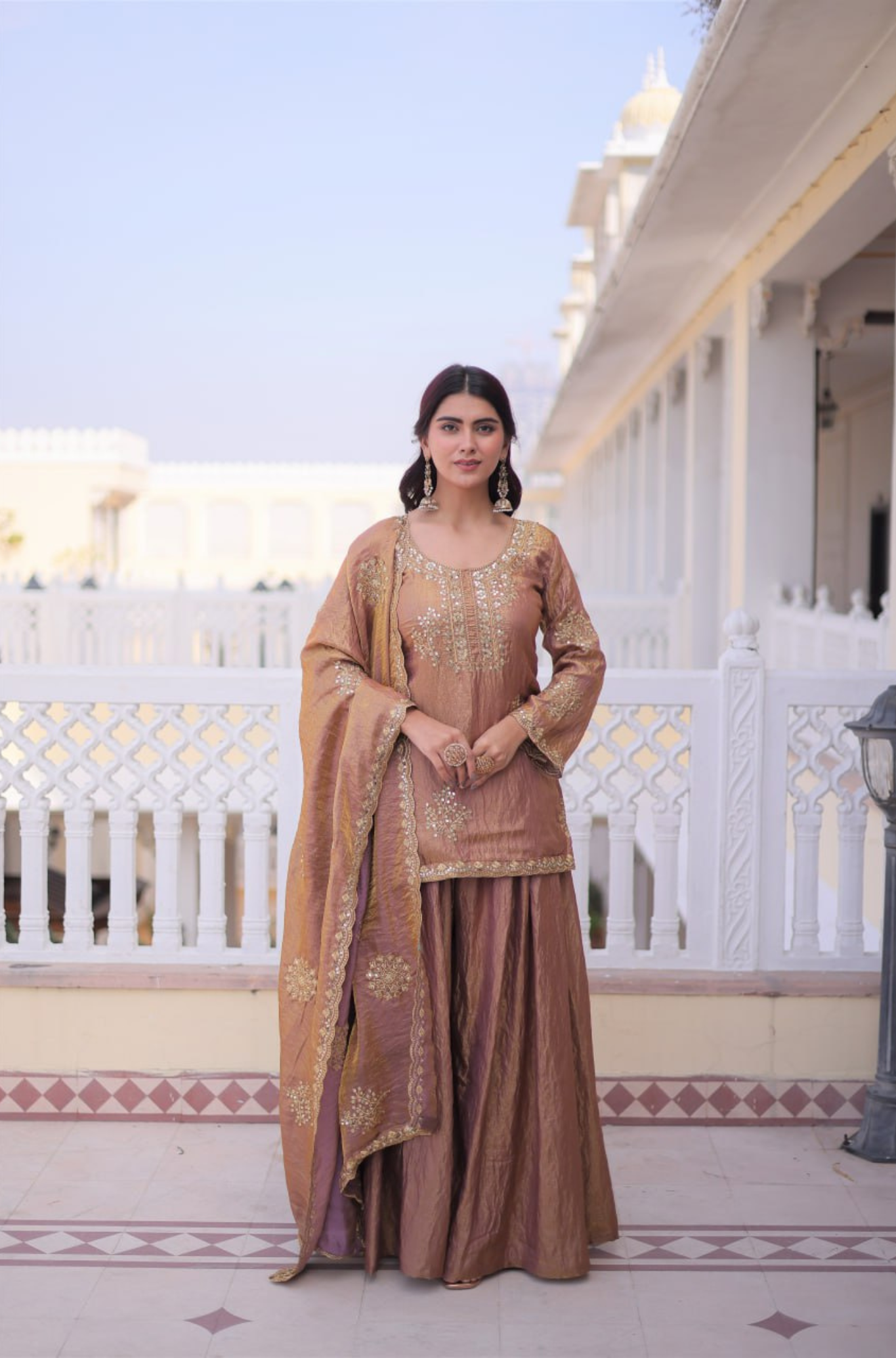 Premium Designer Kurta Sharara Set for Women