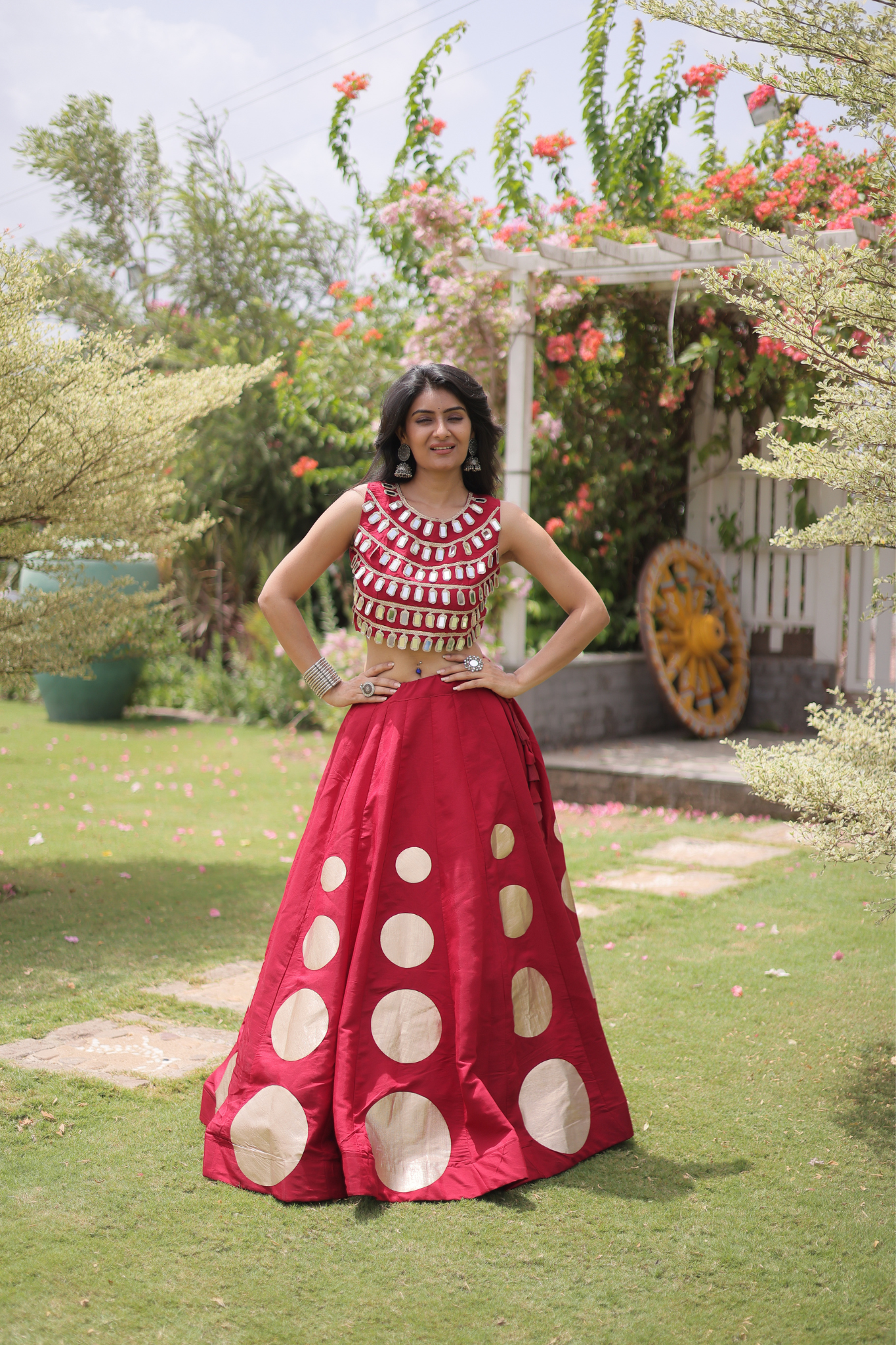 Premium Mirror Work Lehenga Choli for Women | Designer Party & Festive Wear