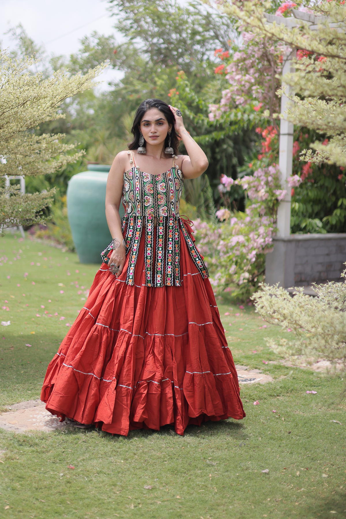 Women's Designer Lehenga Choli Set | Embroidered Ethnic Festive Wear