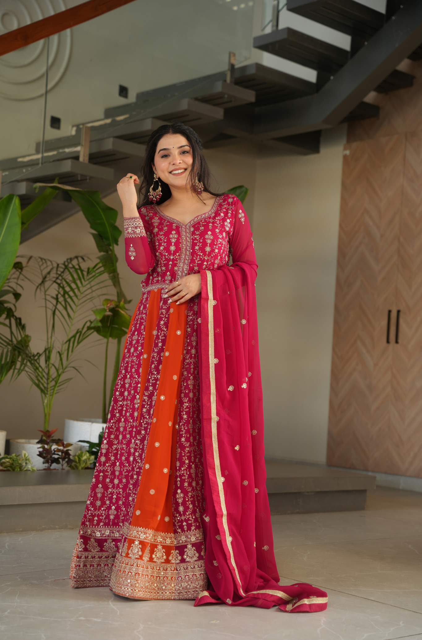 Royal Embroidered Lehenga Choli Set with Dupatta for Women