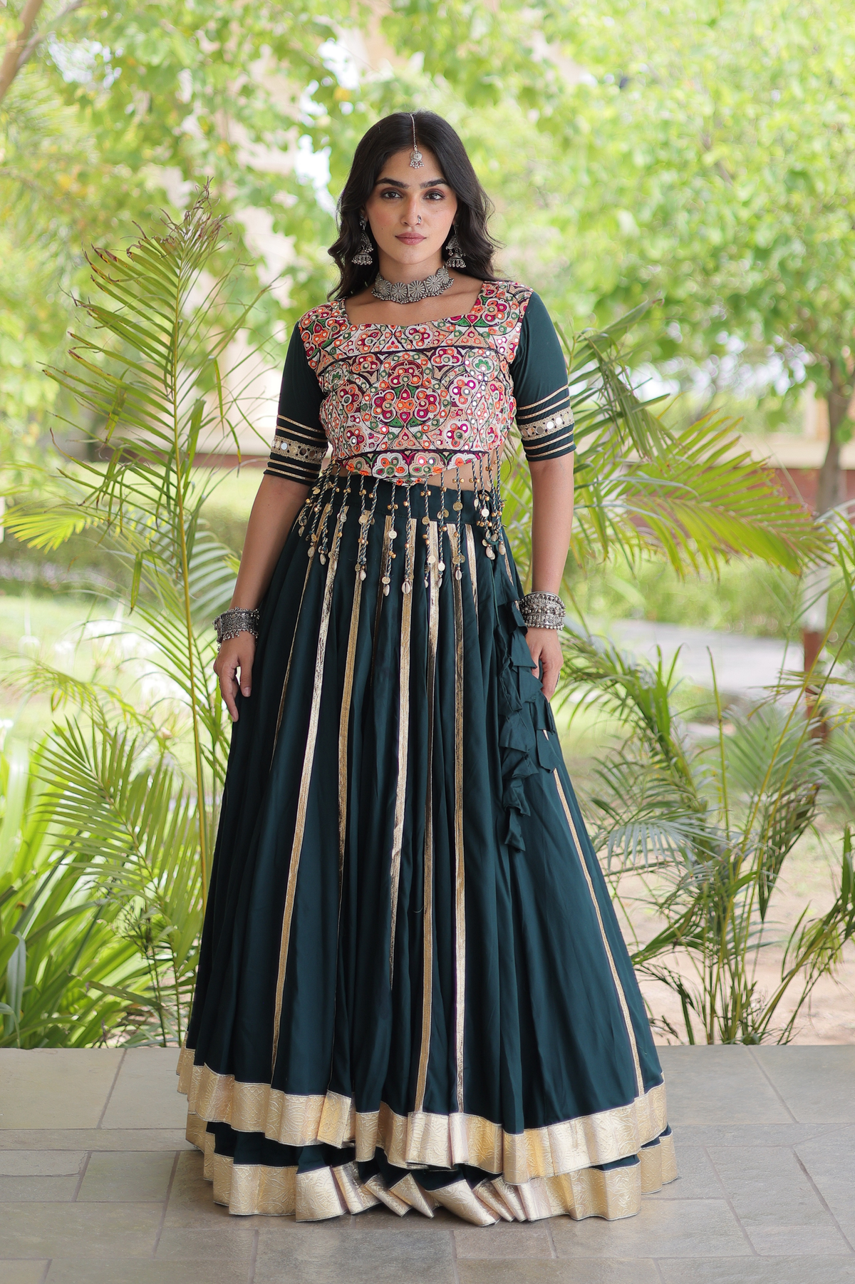 Designer premium Embroidered Ethnic Gown for Women | Festive & Wedding Wear