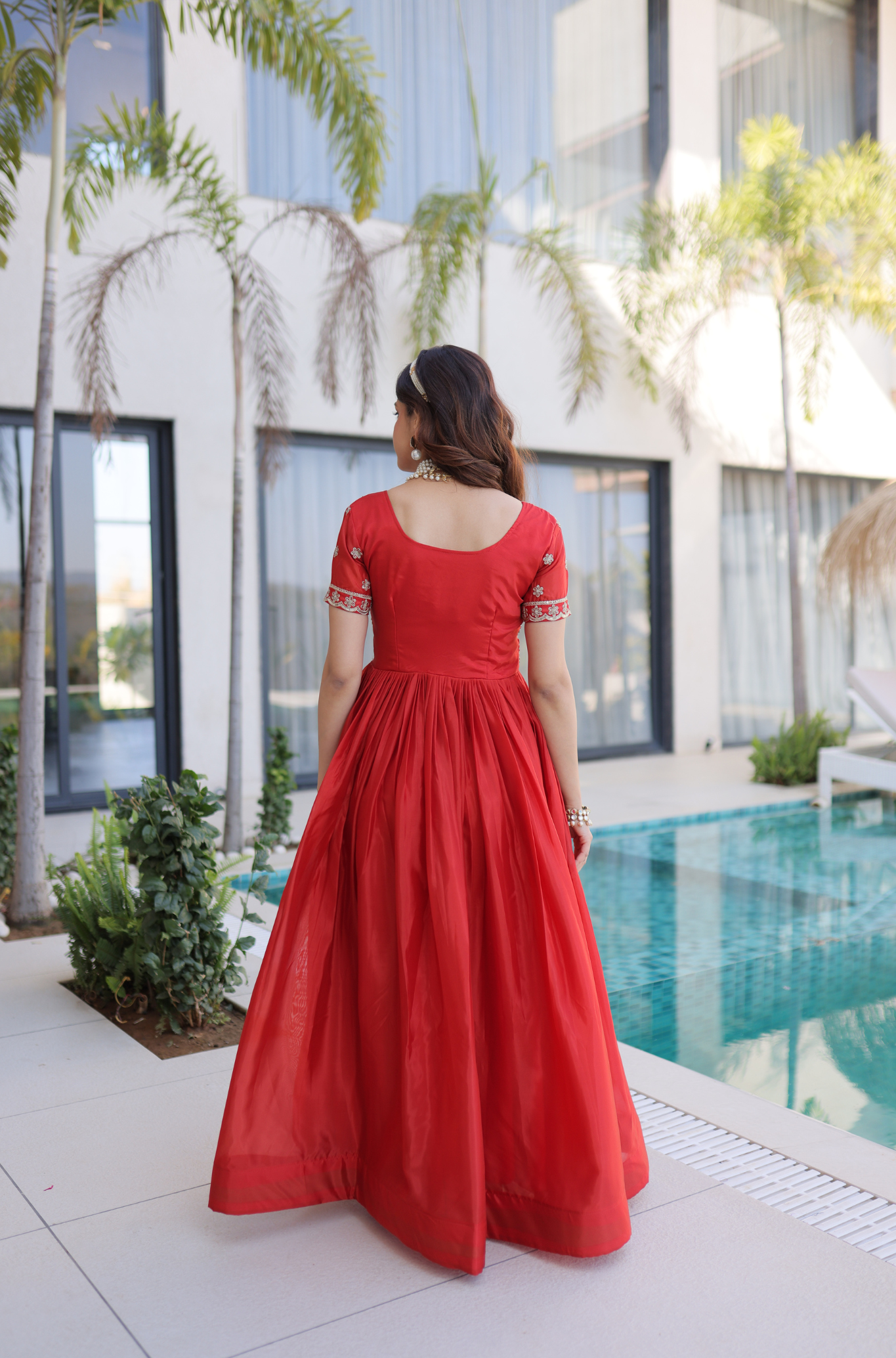 Designer Party Wear Ethnic Anarkali Dress for Women