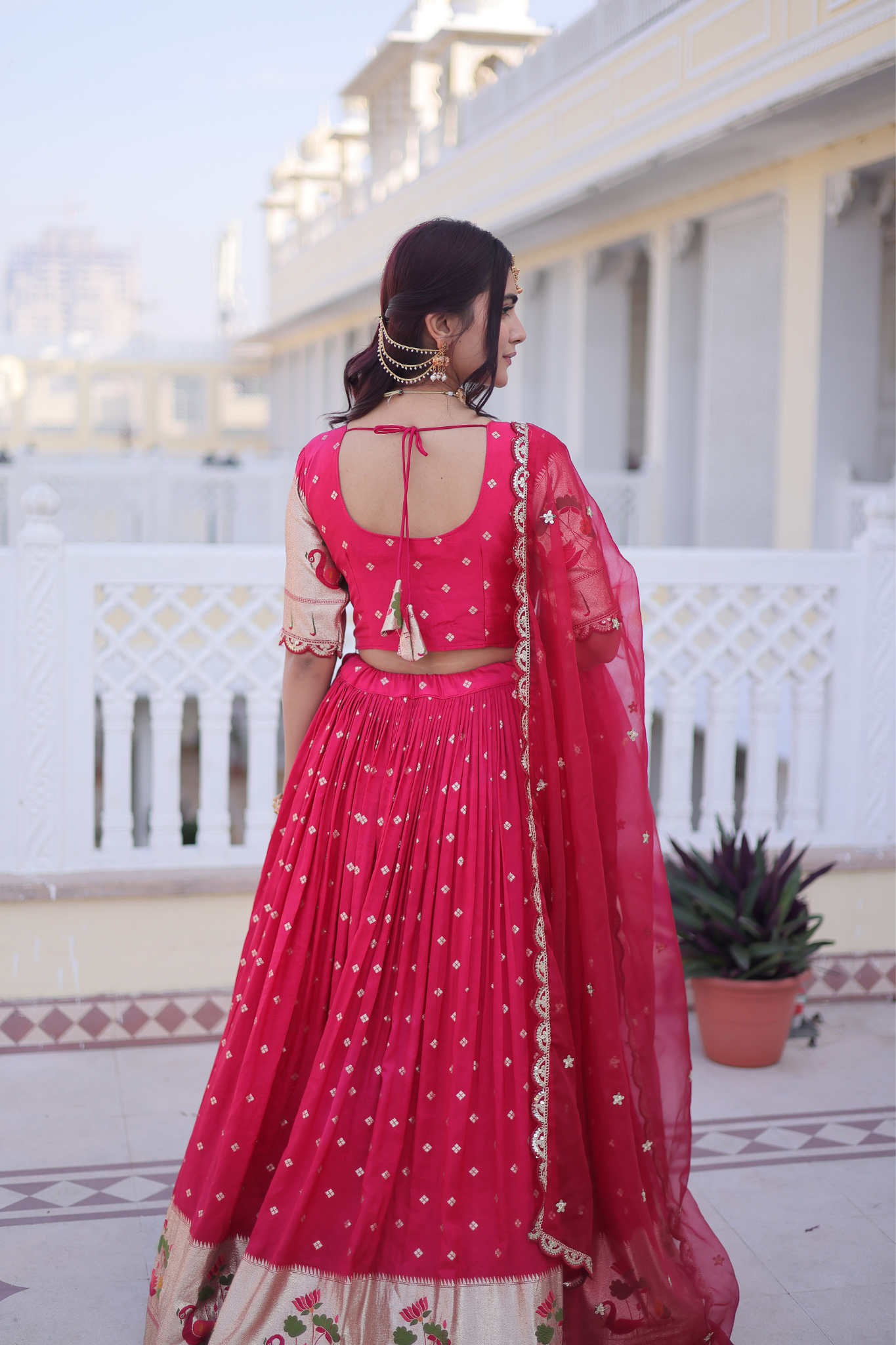 Designer Lehenga Choli with Dupatta Set for Women Party Wear Ethnic Outfit