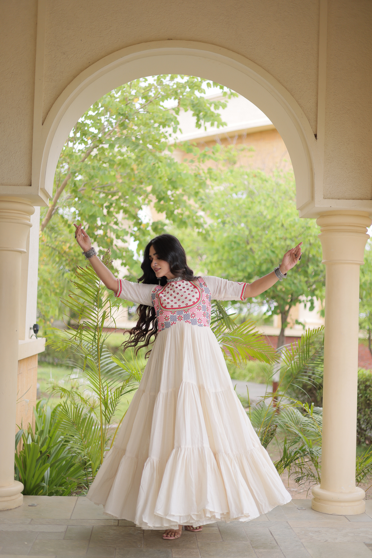 Designer Embroidered Anarkali Gown for Women | Ethnic Festive Wear Dress