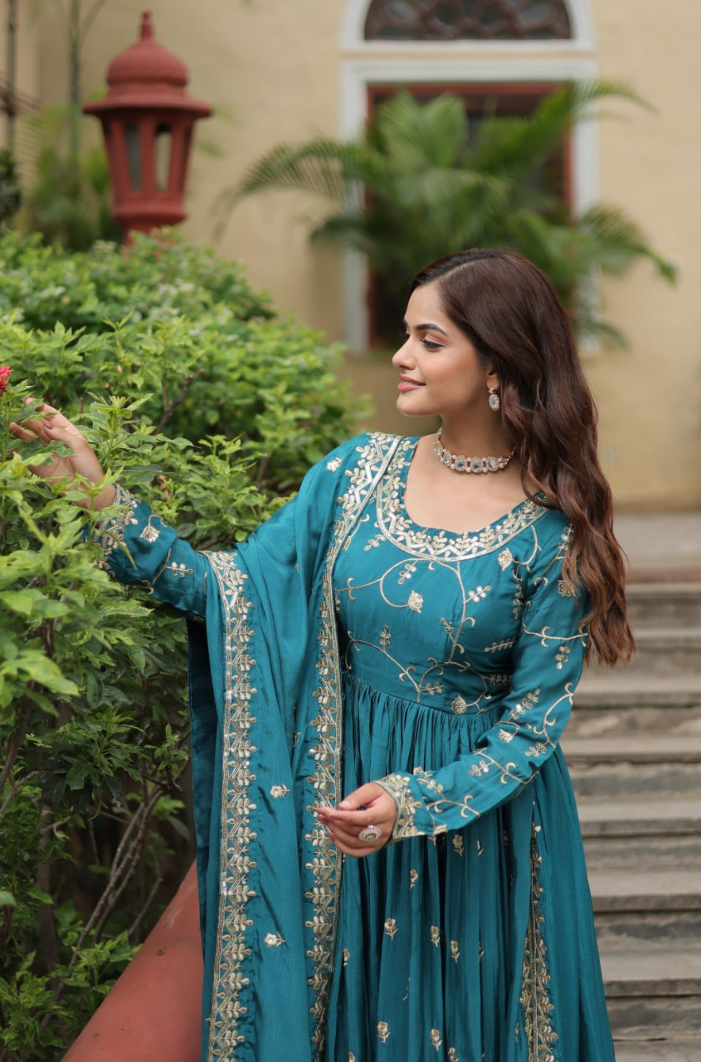 Designer Embroidered Sharara Set with Dupatta for Women