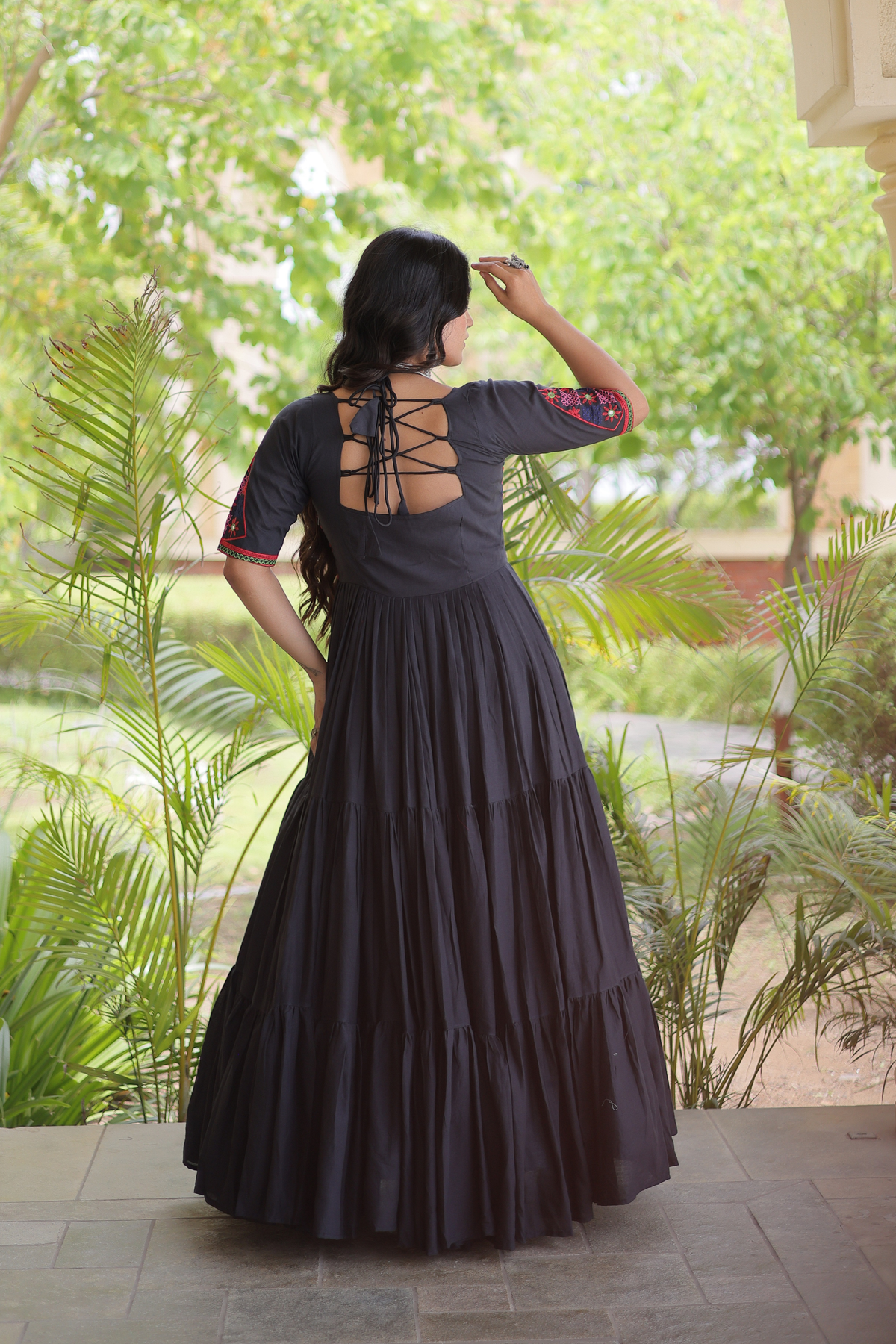 Designer Embroidered Anarkali Gown for Women | Ethnic Festive Wear Dress