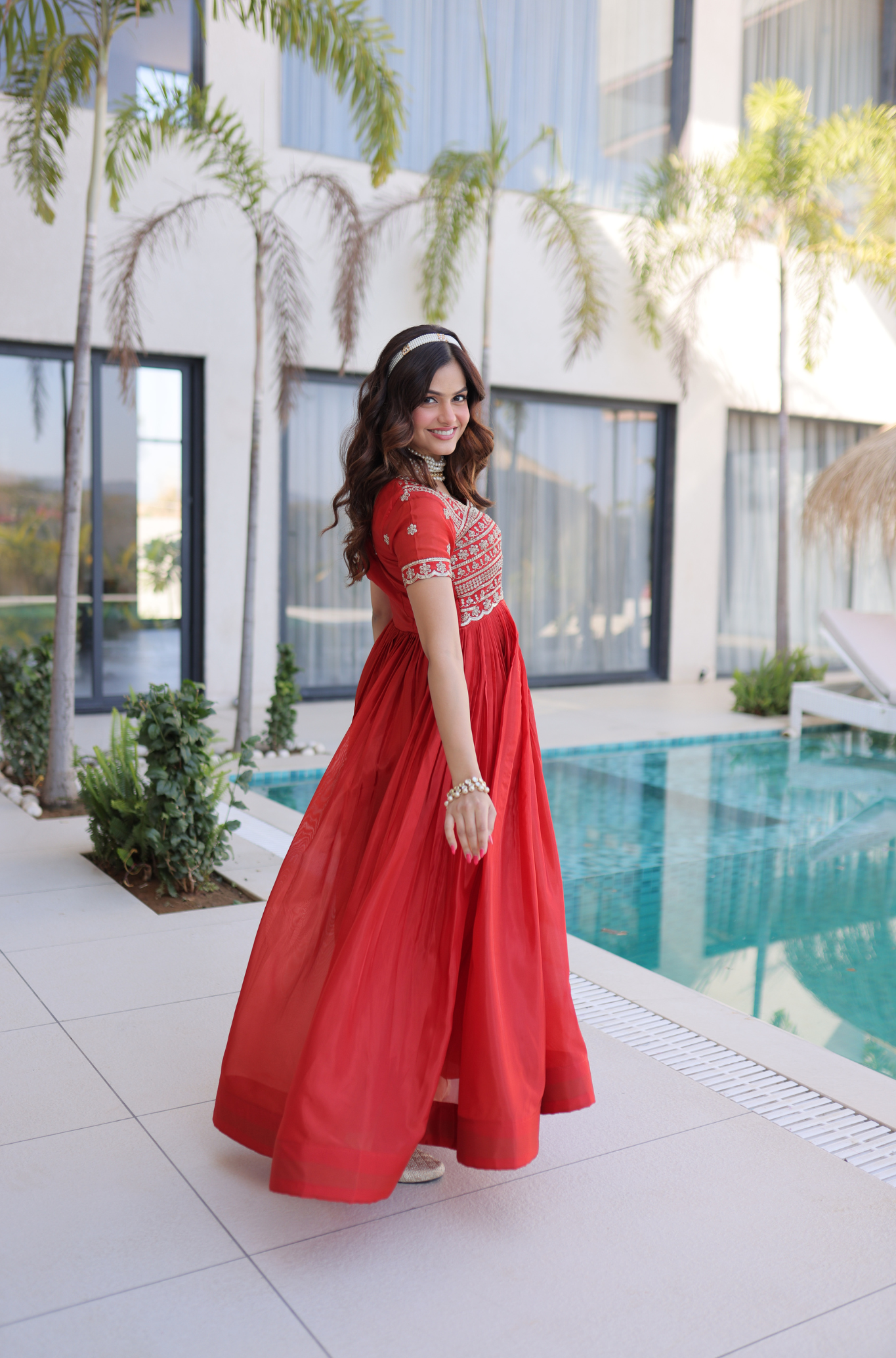 Designer Party Wear Ethnic Anarkali Dress for Women