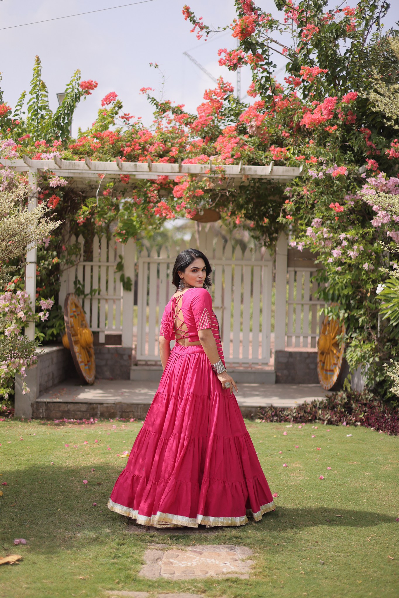 Women's Designer Embroidered Lehenga Set with Kutchi Gamthi Work | Traditional Navratri, Garba, Festive & Wedding Wear