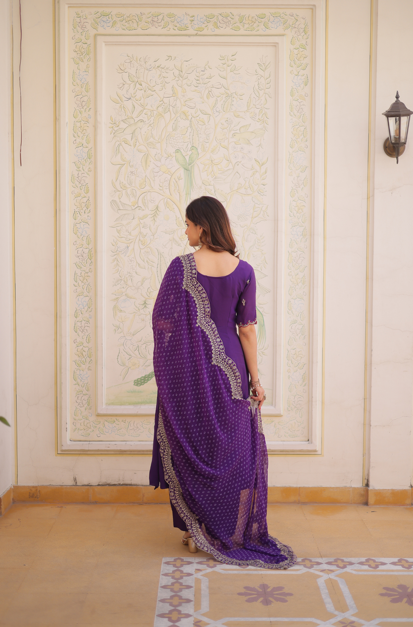 Women Embroidered Anarkali Kurta Set with Dupatta