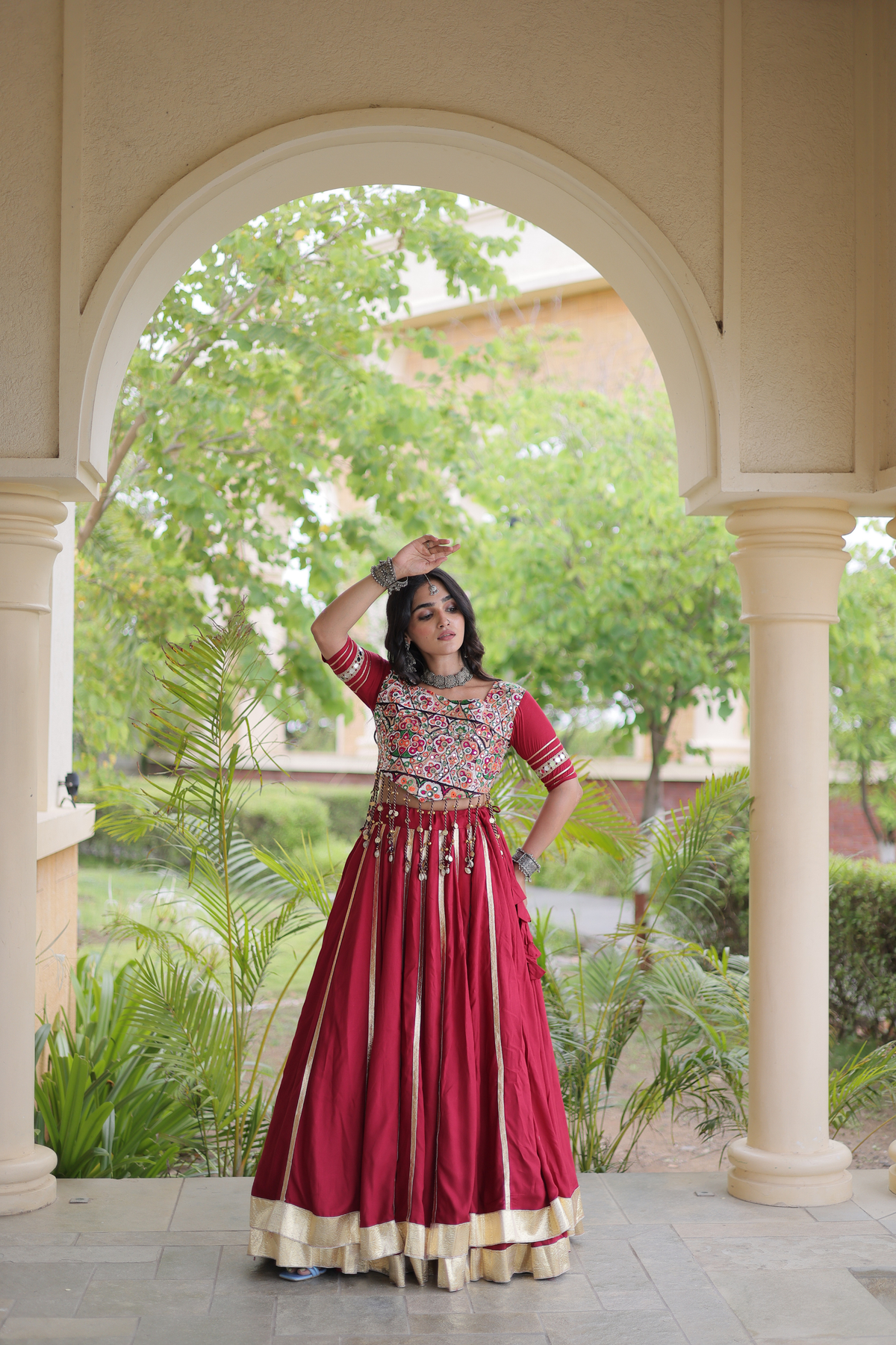 Designer premium Embroidered Ethnic Gown for Women | Festive & Wedding Wear