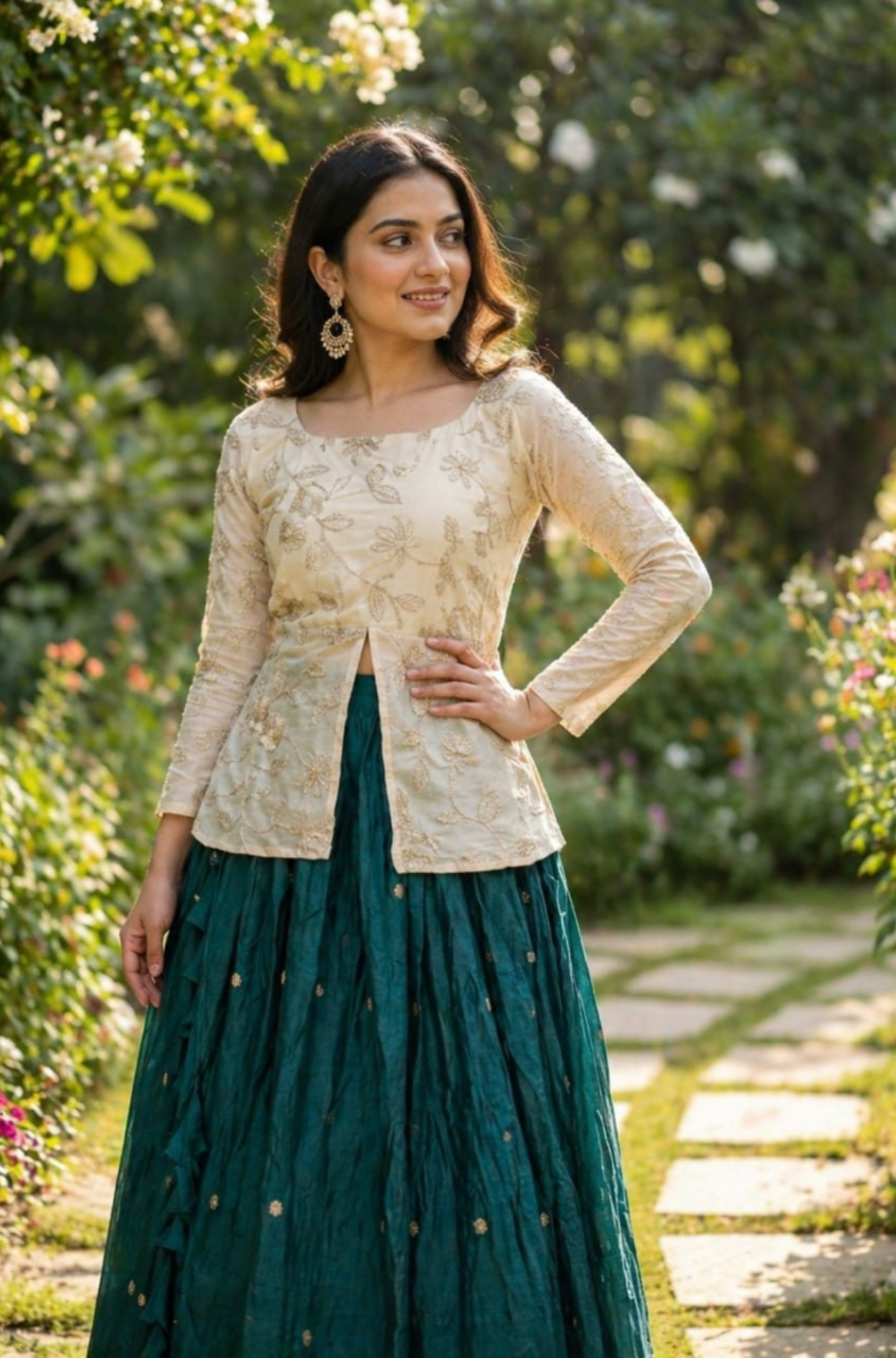 Women's Designer Embroidered Lehenga Choli Set