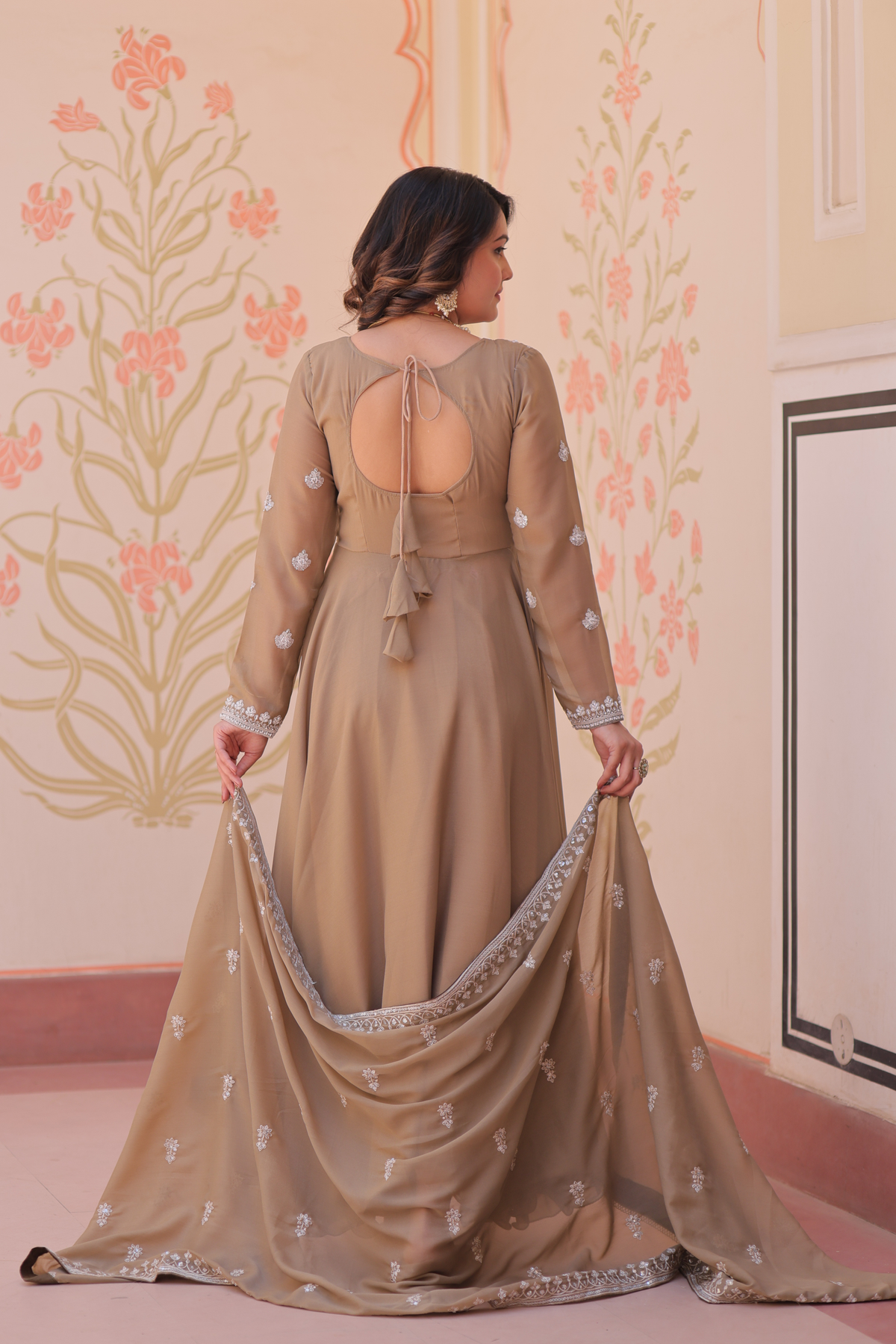 Designer Embroidered Anarkali Gown for Women | Elegant Ethnic Wear