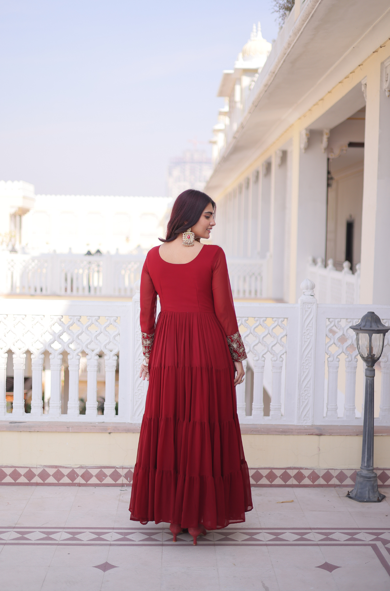 Designer Party Wear Anarkali Gown for Women