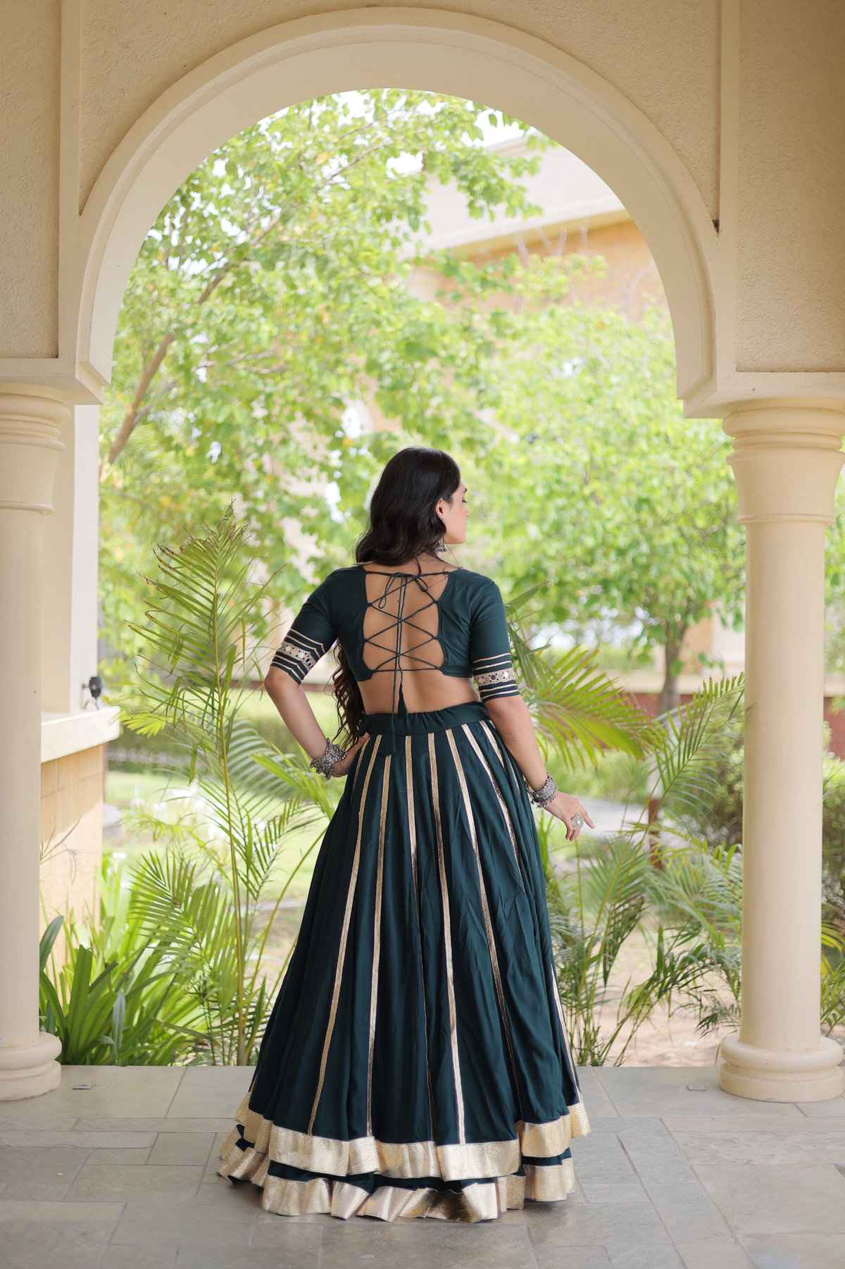 Designer premium Embroidered Ethnic Gown for Women | Festive & Wedding Wear