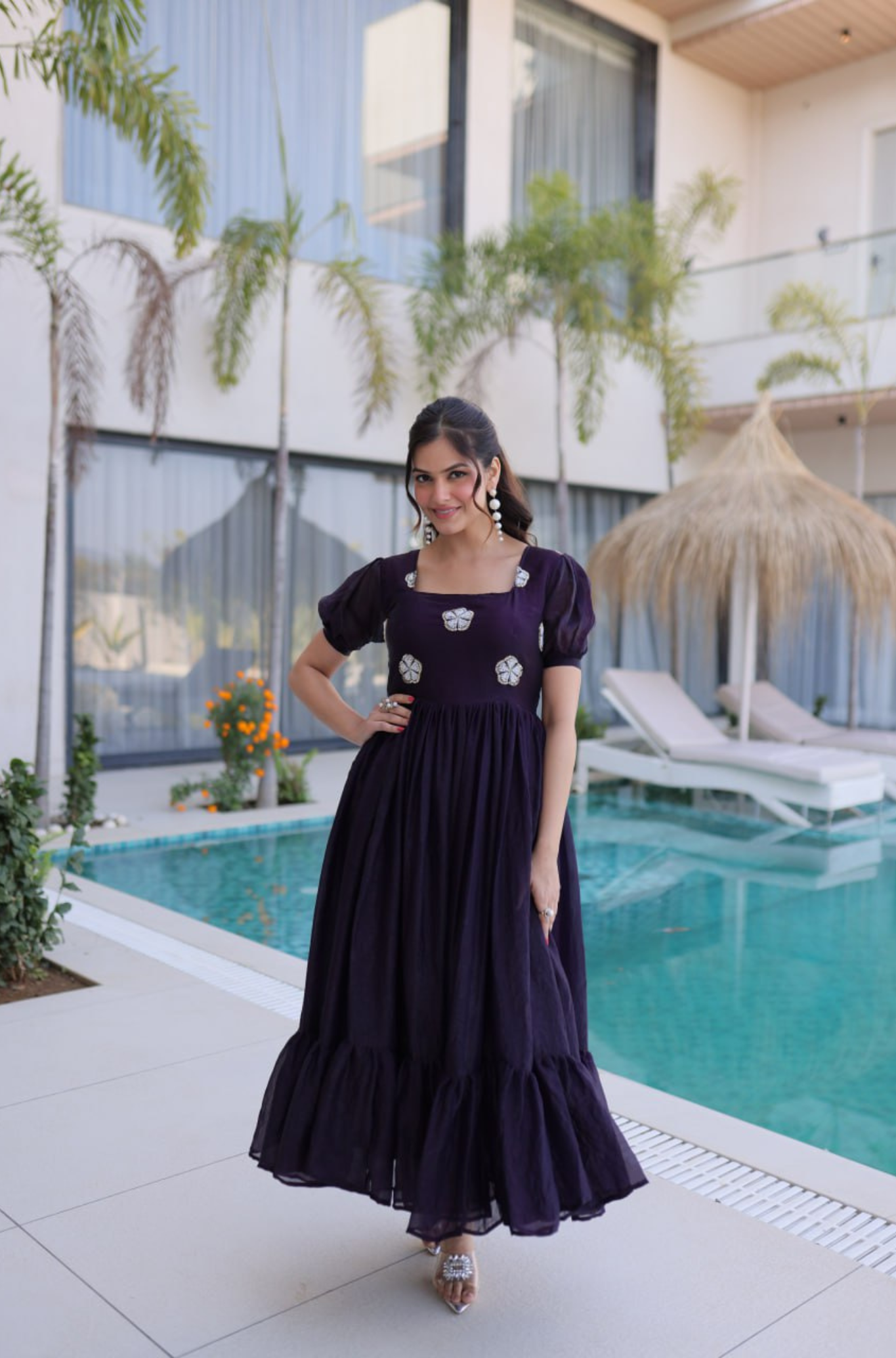 Premium Designer Georgette Anarkali Gown for Women