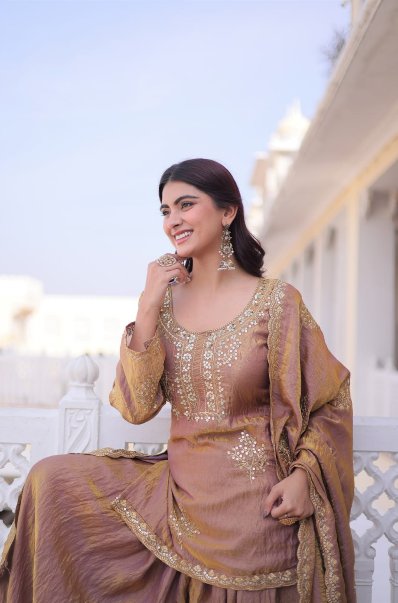 Premium Designer Kurta Sharara Set for Women