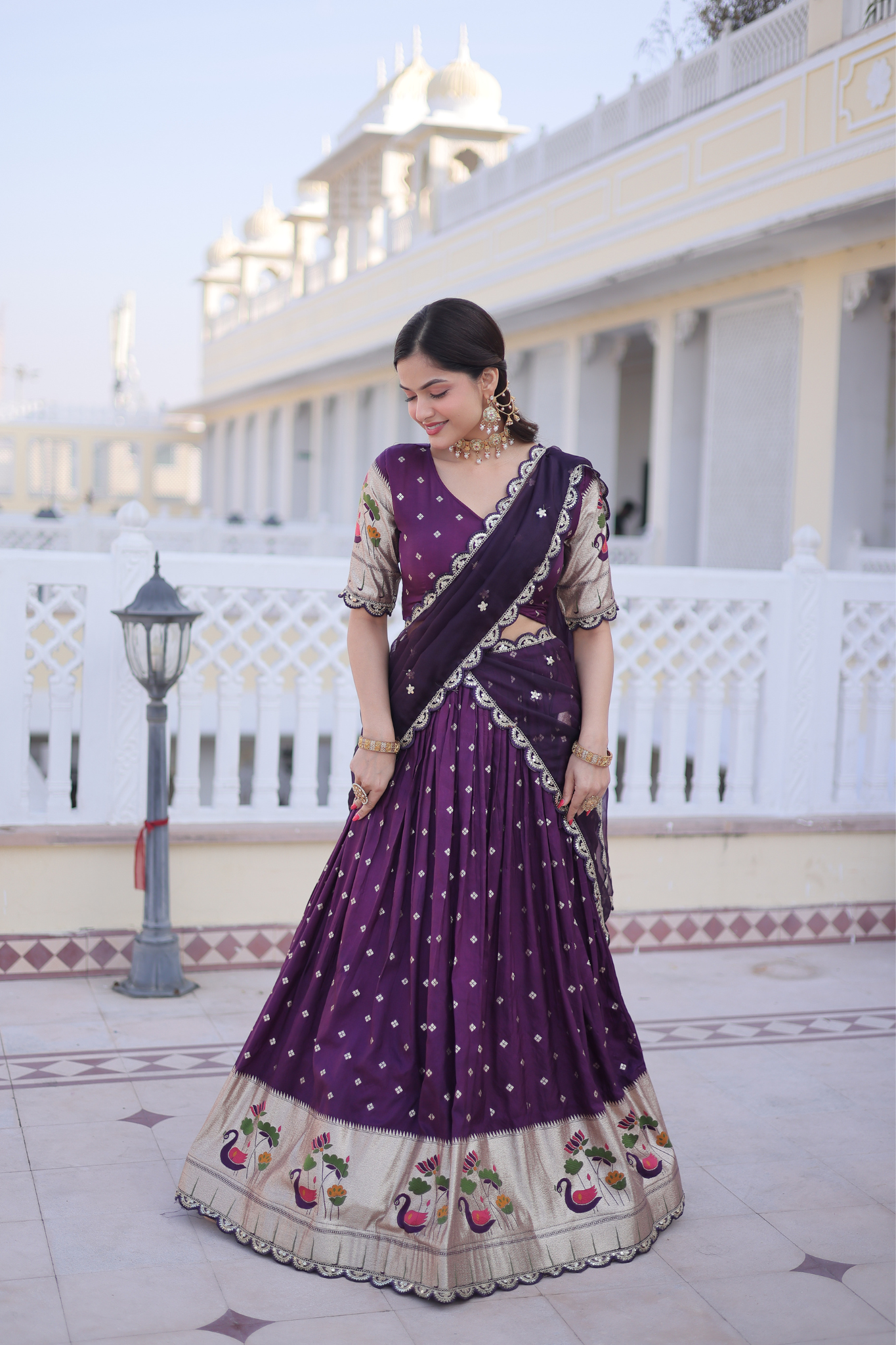 Designer Lehenga Choli with Dupatta Set for Women Party Wear Ethnic Outfit