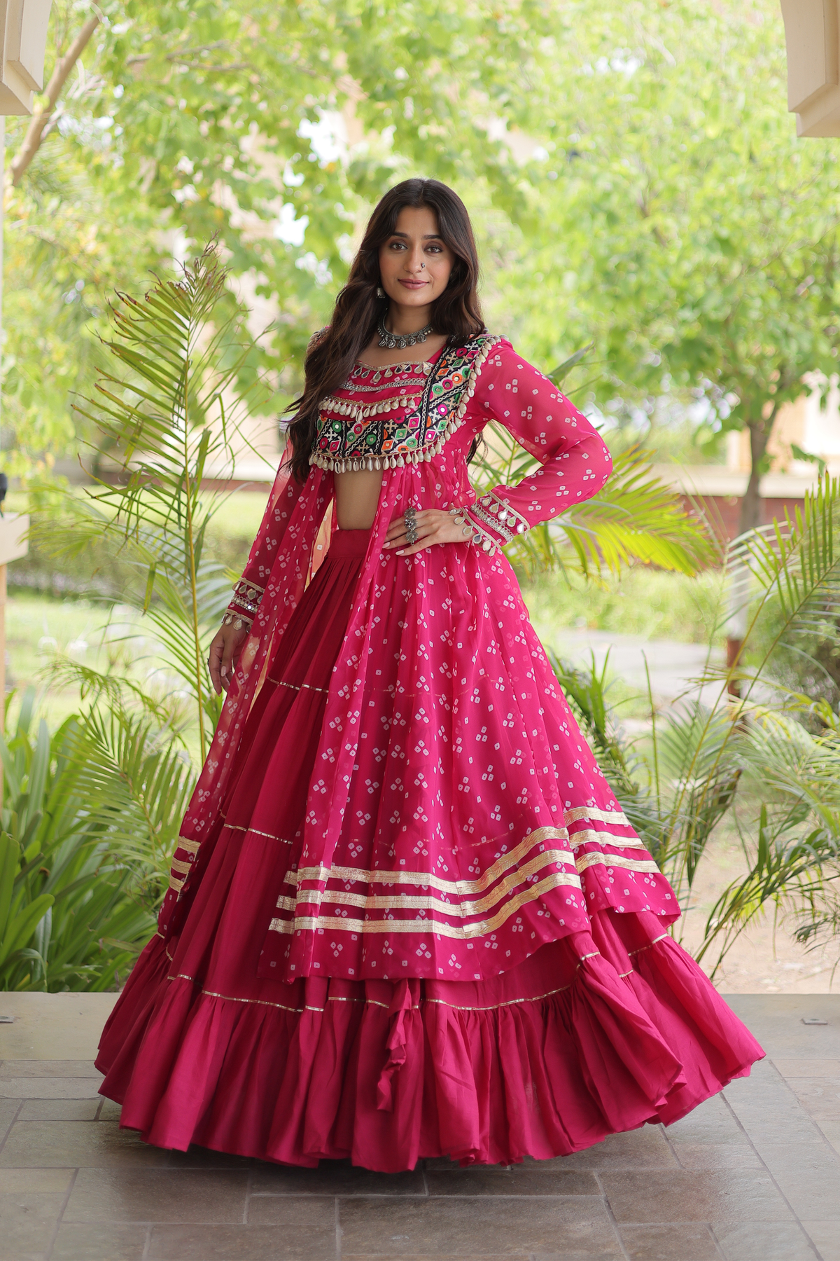 Designer Bandhani Lehenga Choli for Women | Festive & Wedding Wear