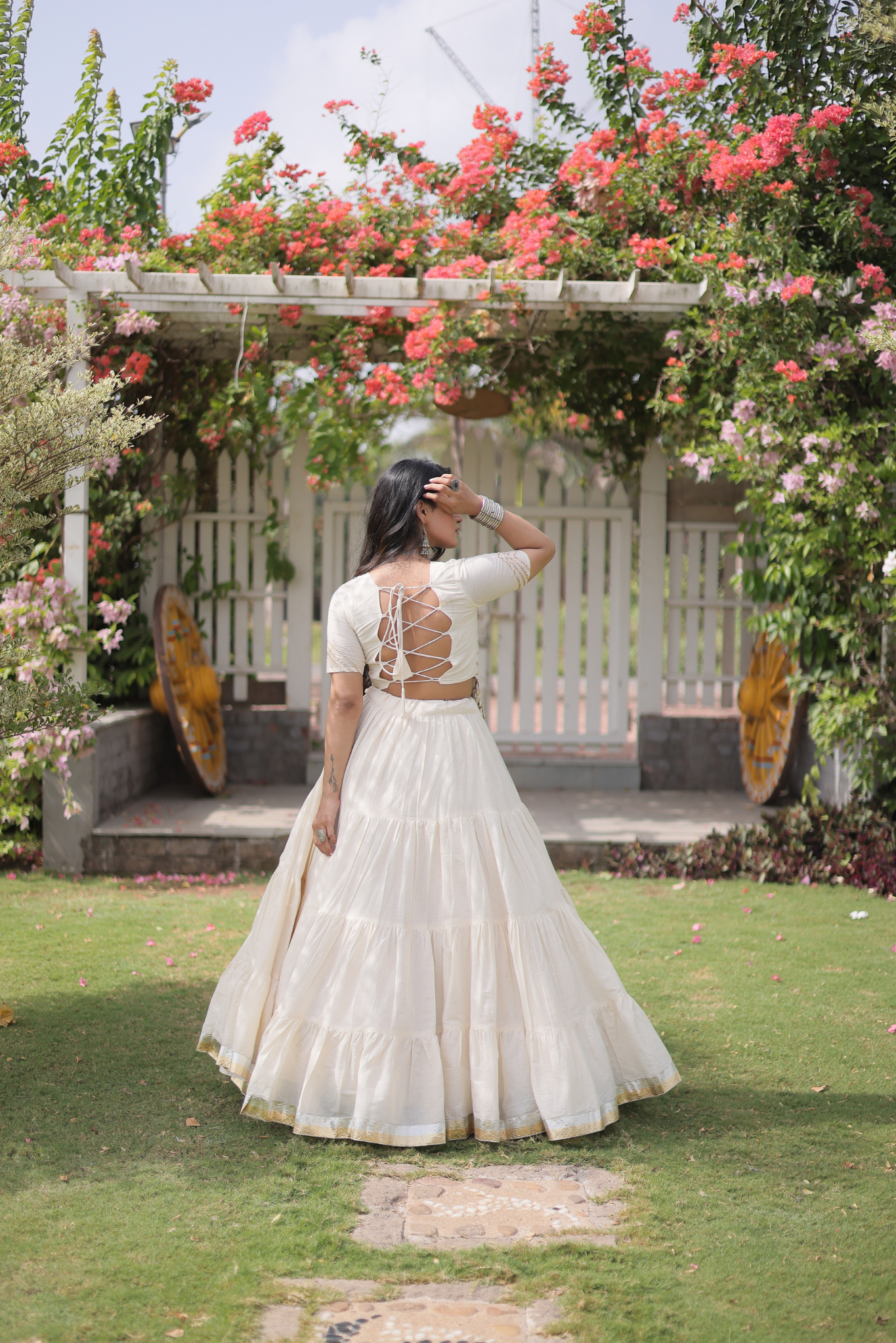 Women's Designer Embroidered Lehenga Set with Kutchi Gamthi Work | Traditional Navratri, Garba, Festive & Wedding Wear