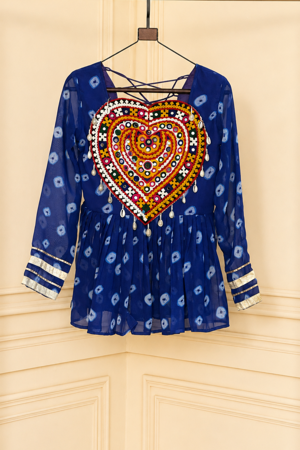 Girls Ethnic Embroidered Party Wear TOP