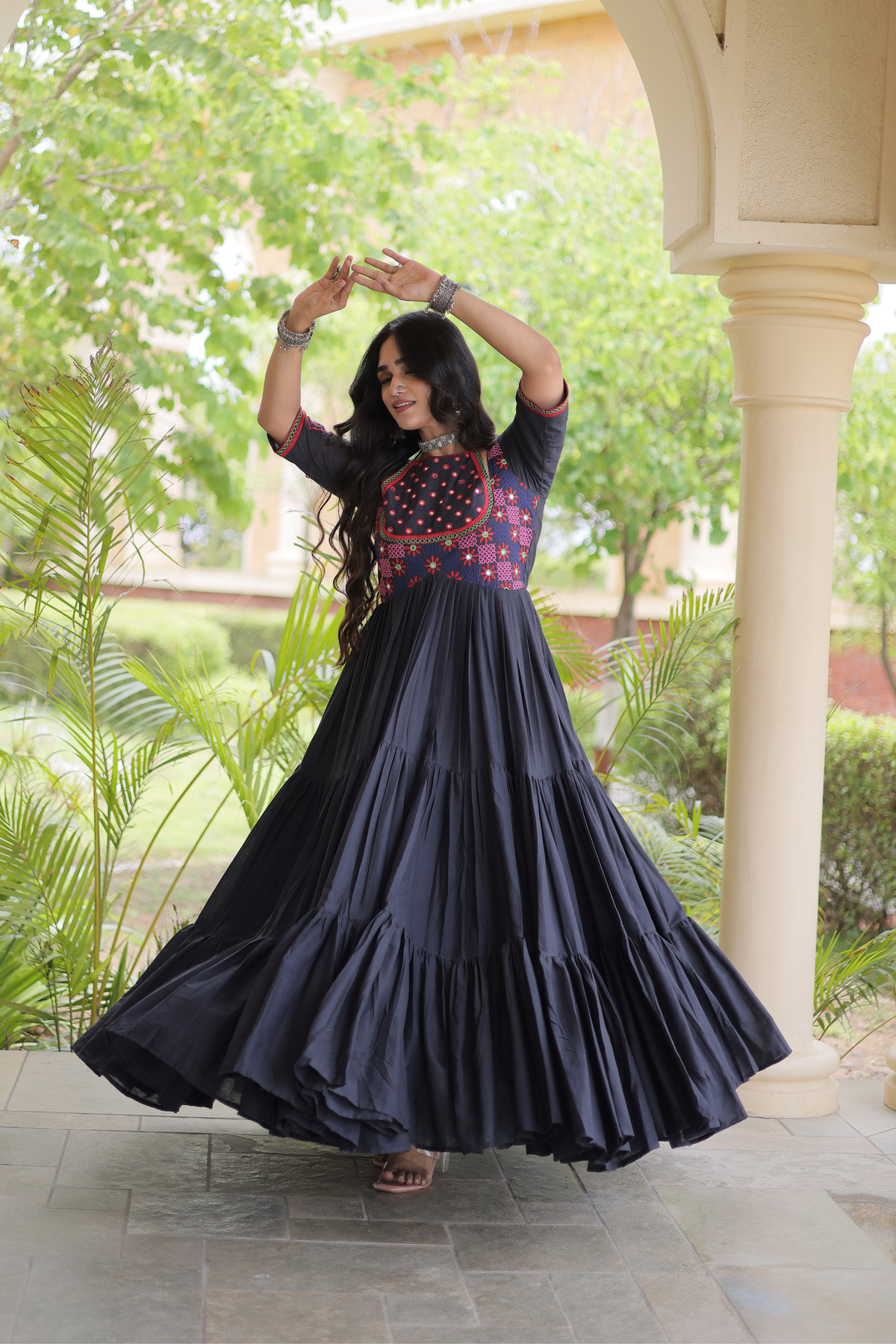 Designer Embroidered Anarkali Gown for Women | Ethnic Festive Wear Dress