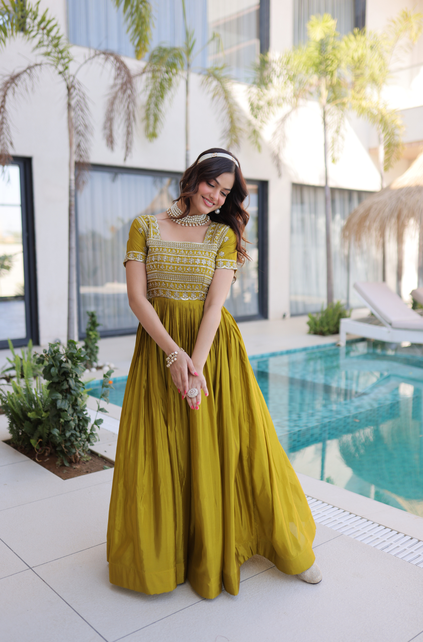Designer Party Wear Ethnic Anarkali Dress for Women