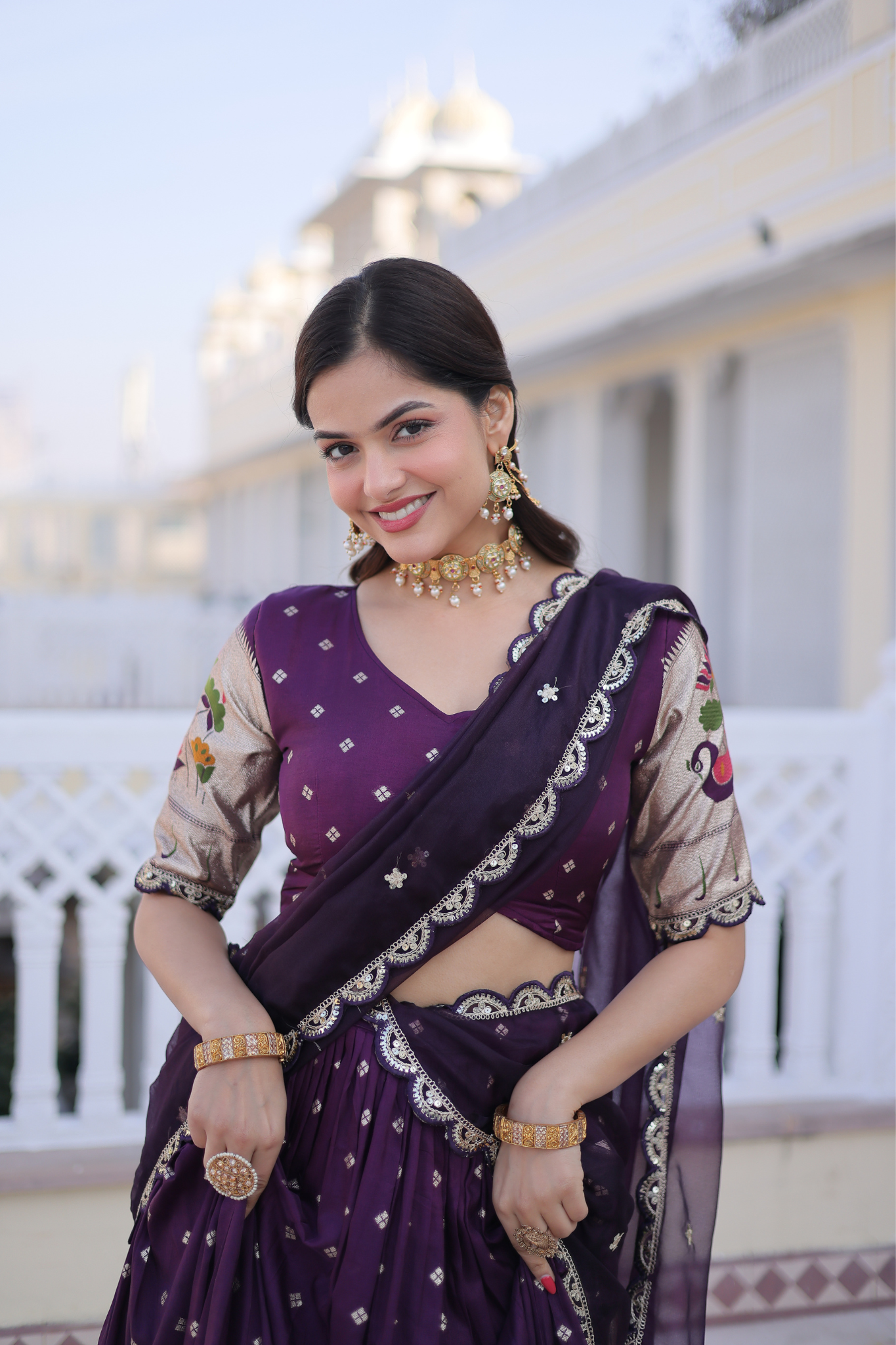Designer Lehenga Choli with Dupatta Set for Women Party Wear Ethnic Outfit