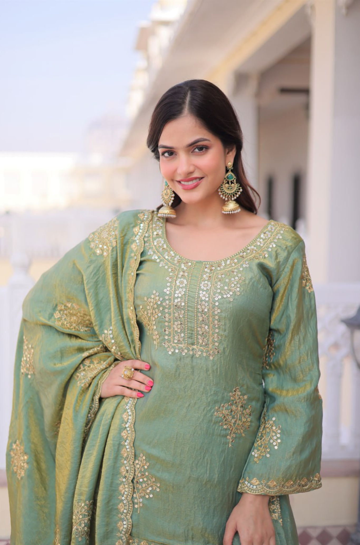 Premium Designer Kurta Sharara Set for Women