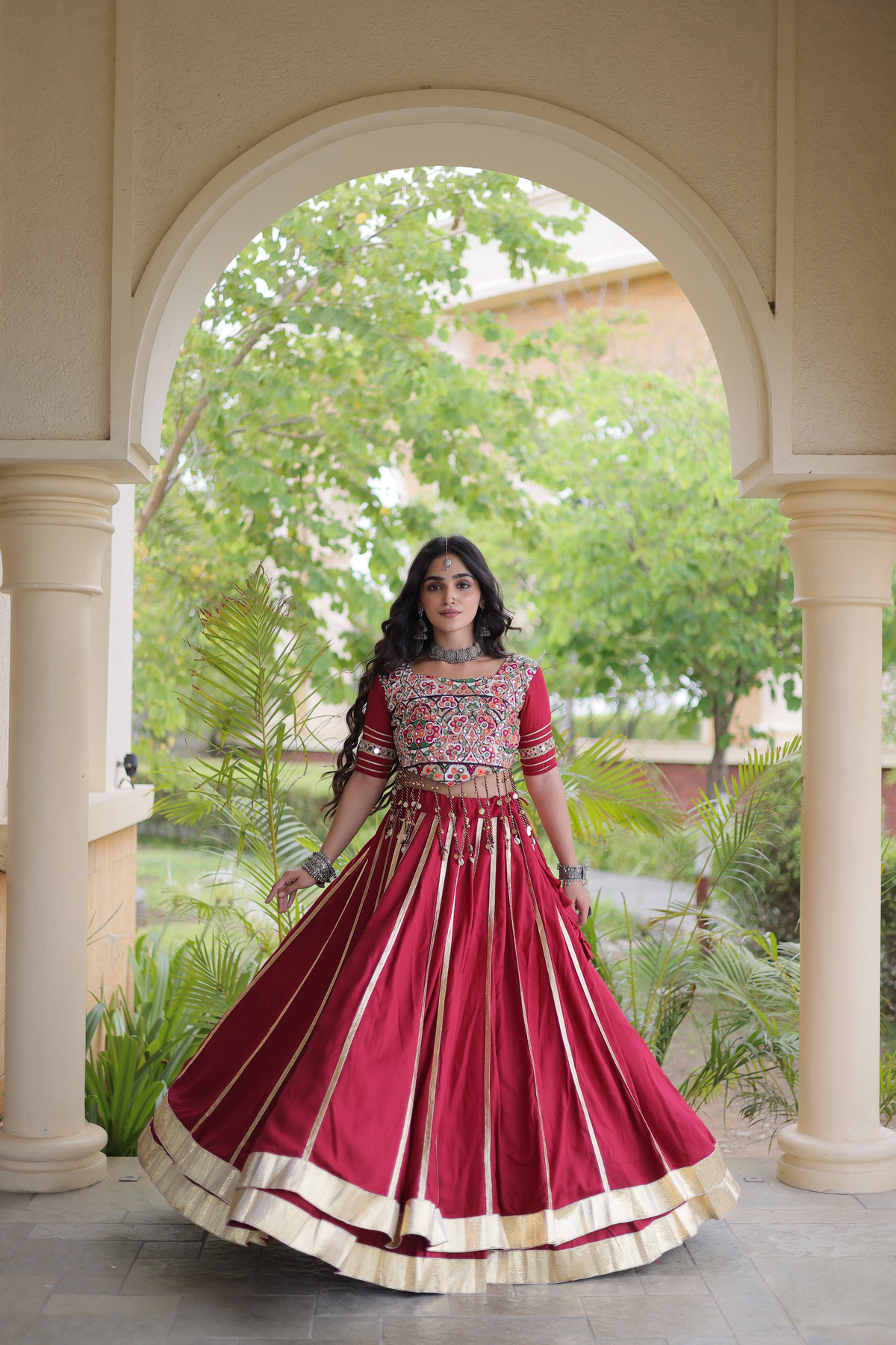 Designer premium Embroidered Ethnic Gown for Women | Festive & Wedding Wear