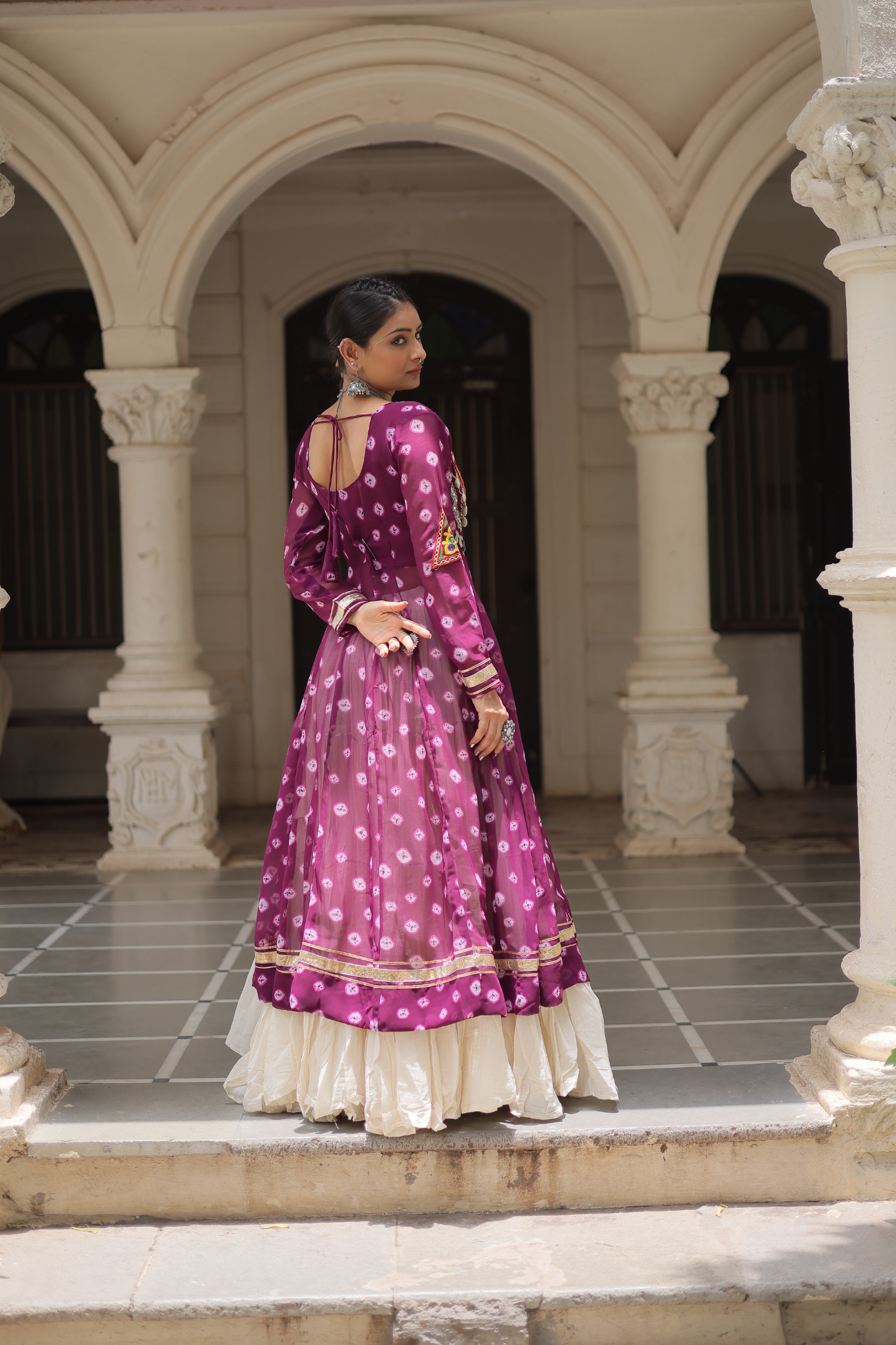 Women's Designer Navratri Koti Lehenga Choli | Garba Wear