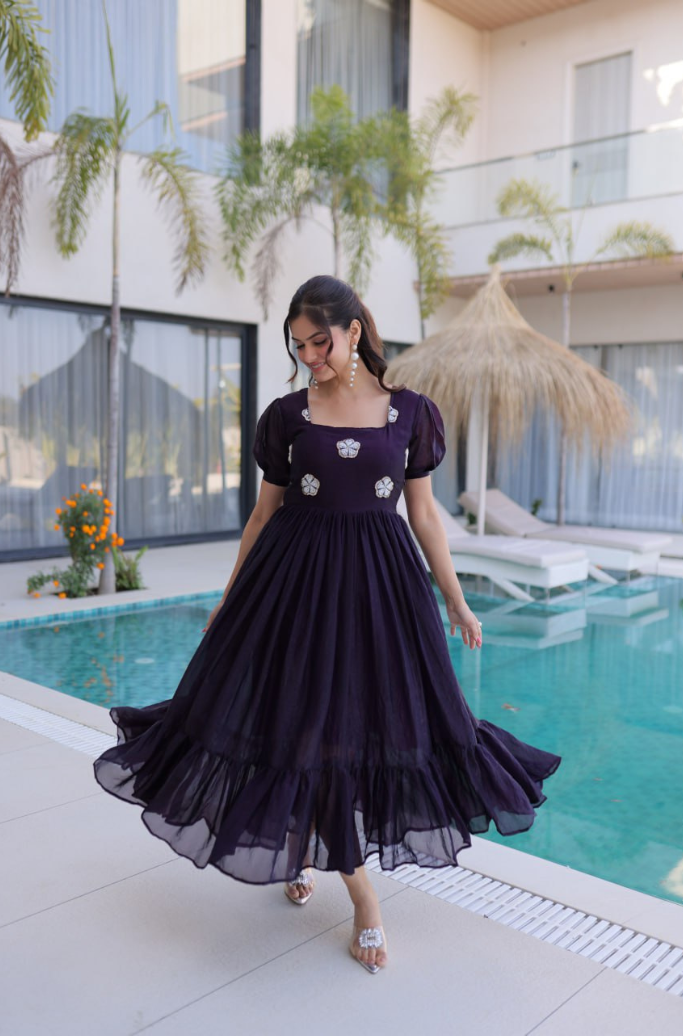 Premium Designer Georgette Anarkali Gown for Women