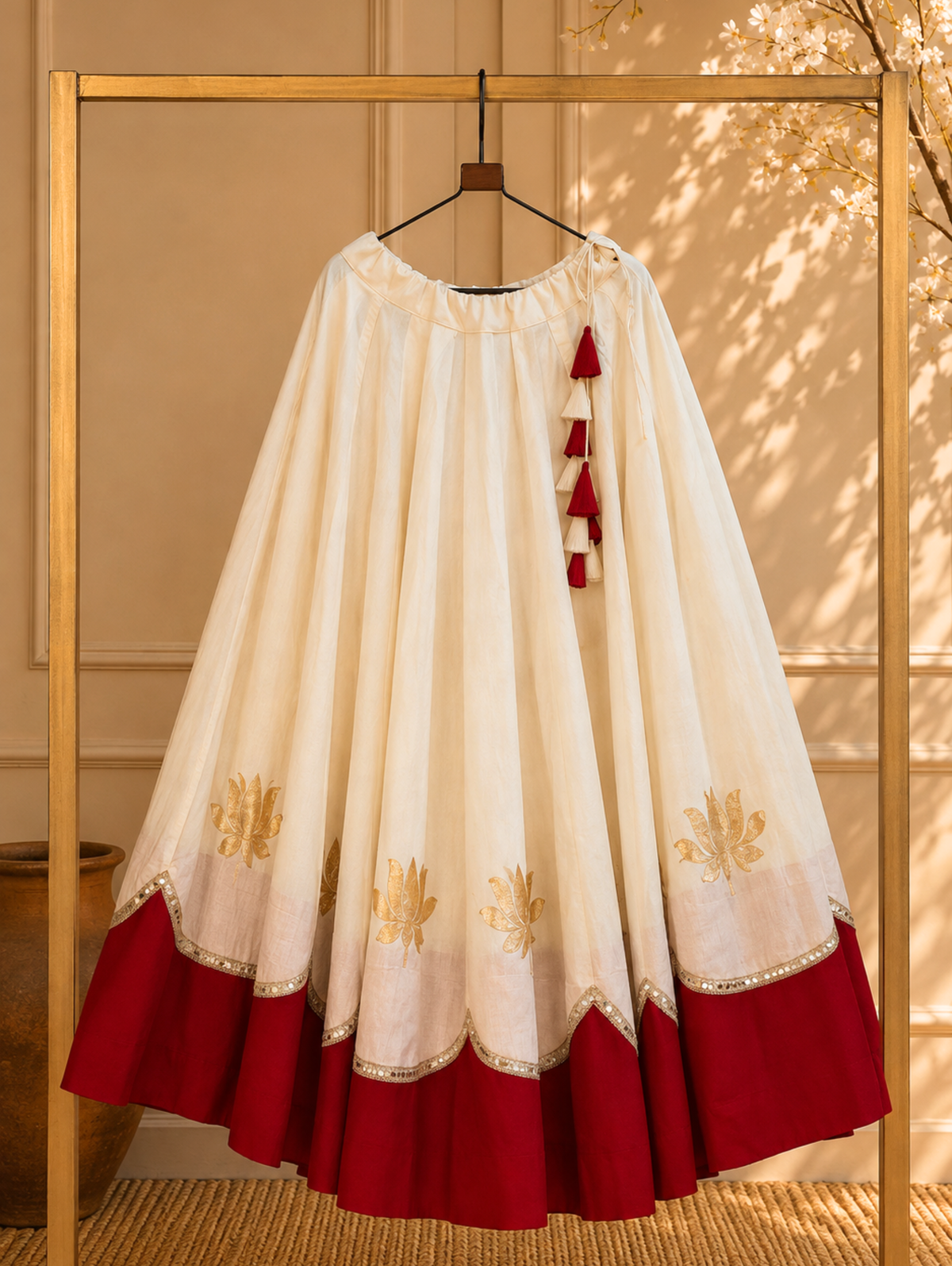 Women's Embroidered Flared Skirt | Designer Ethnic & Festive Wear