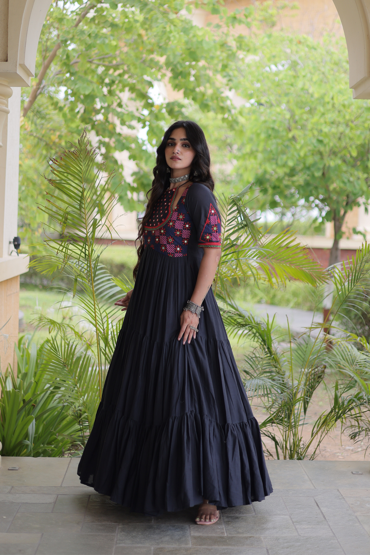 Designer Embroidered Anarkali Gown for Women | Ethnic Festive Wear Dress