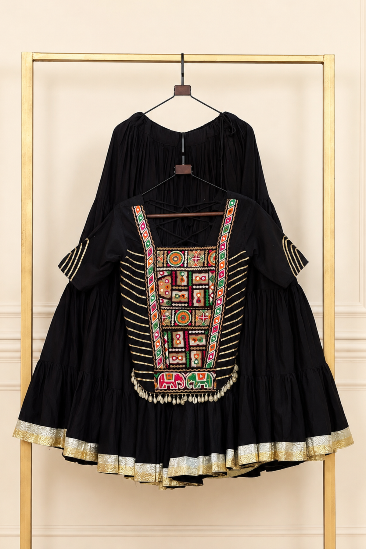 Women’s Designer Navratri Lehenga Choli Set | Embroidered Ethnic Garba & Festive Wear